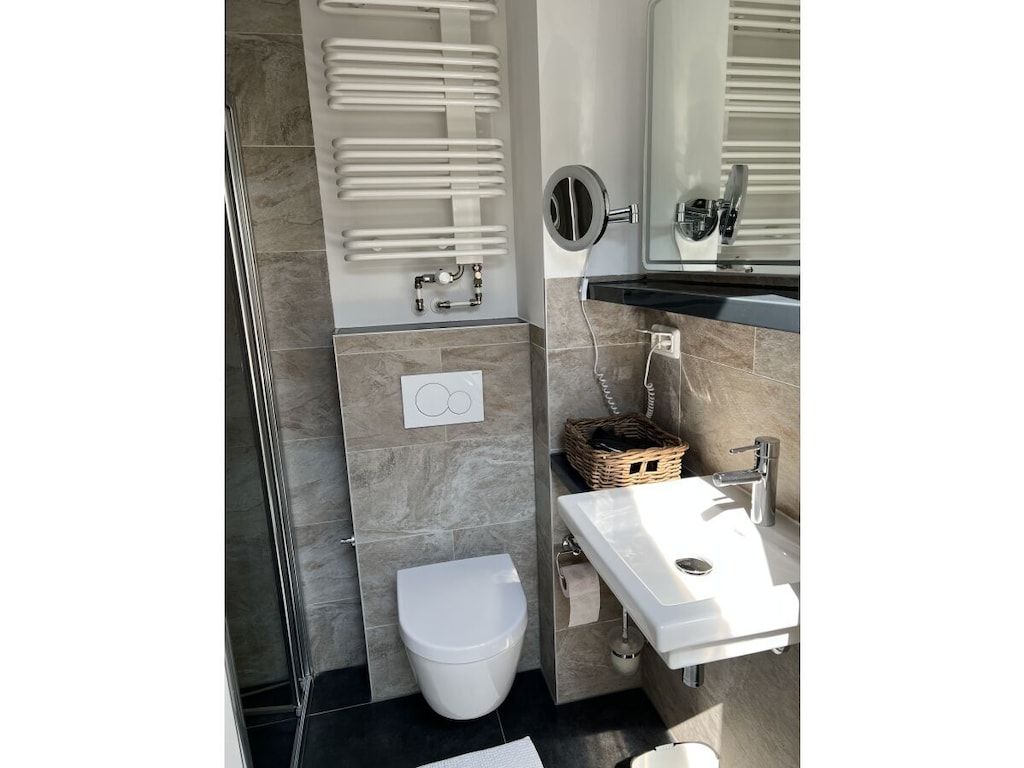 De badkamer van 395671 in Julianadorp Niederlande