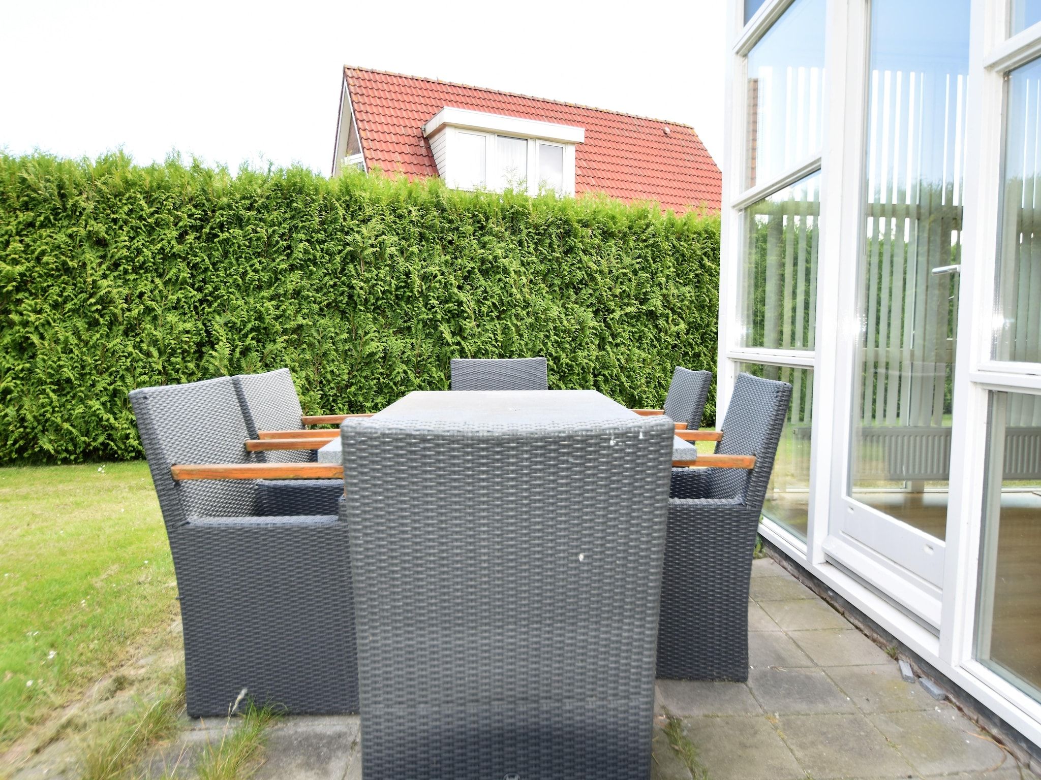 Het terras van Horsterwold 22 in Zeewolde