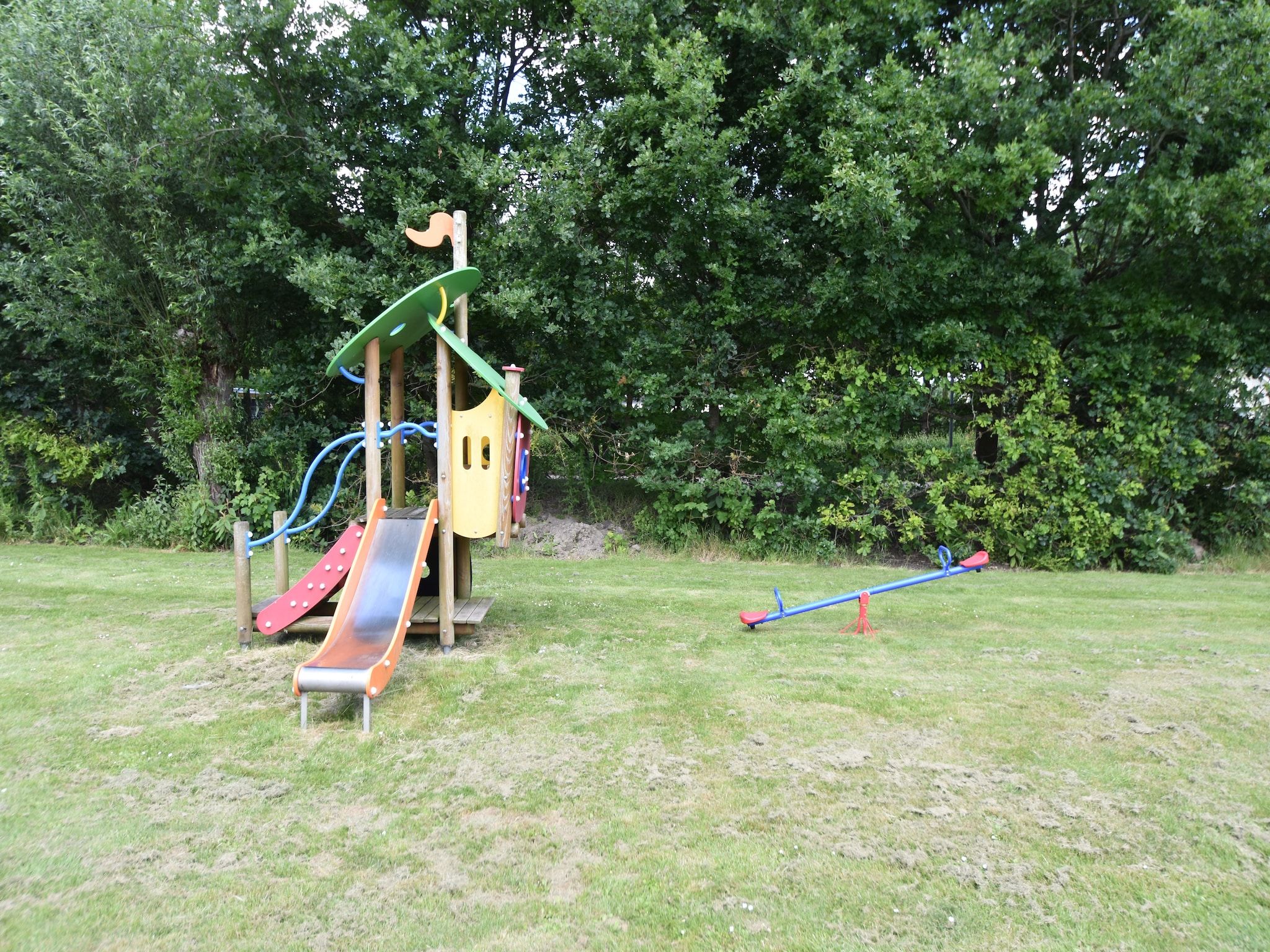 De tuin van Horsterwold 22 in Zeewolde