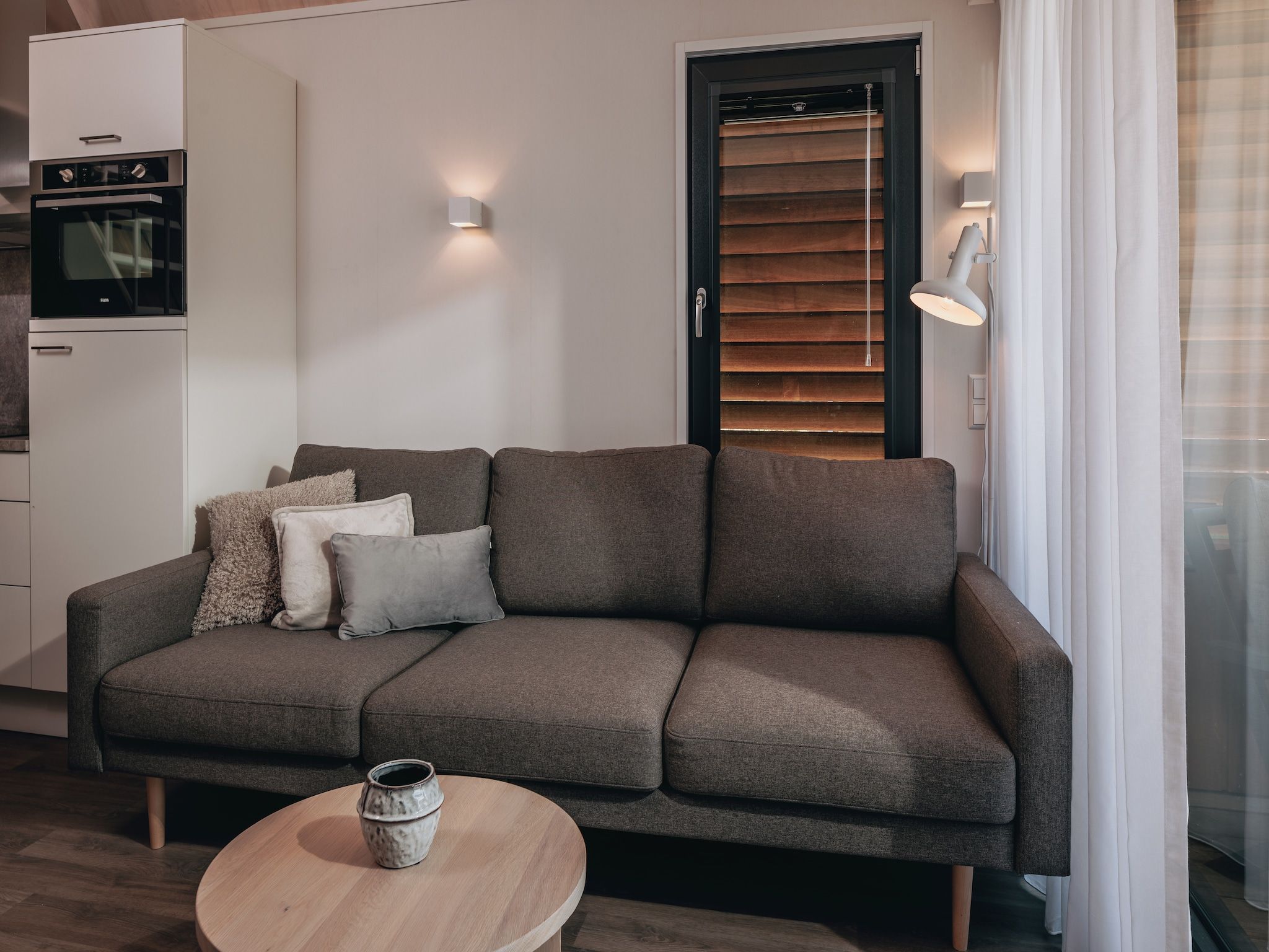 De woonkamer van Beach Resort Nieuwvliet-Bad 17 in Nieuwvliet-Bad