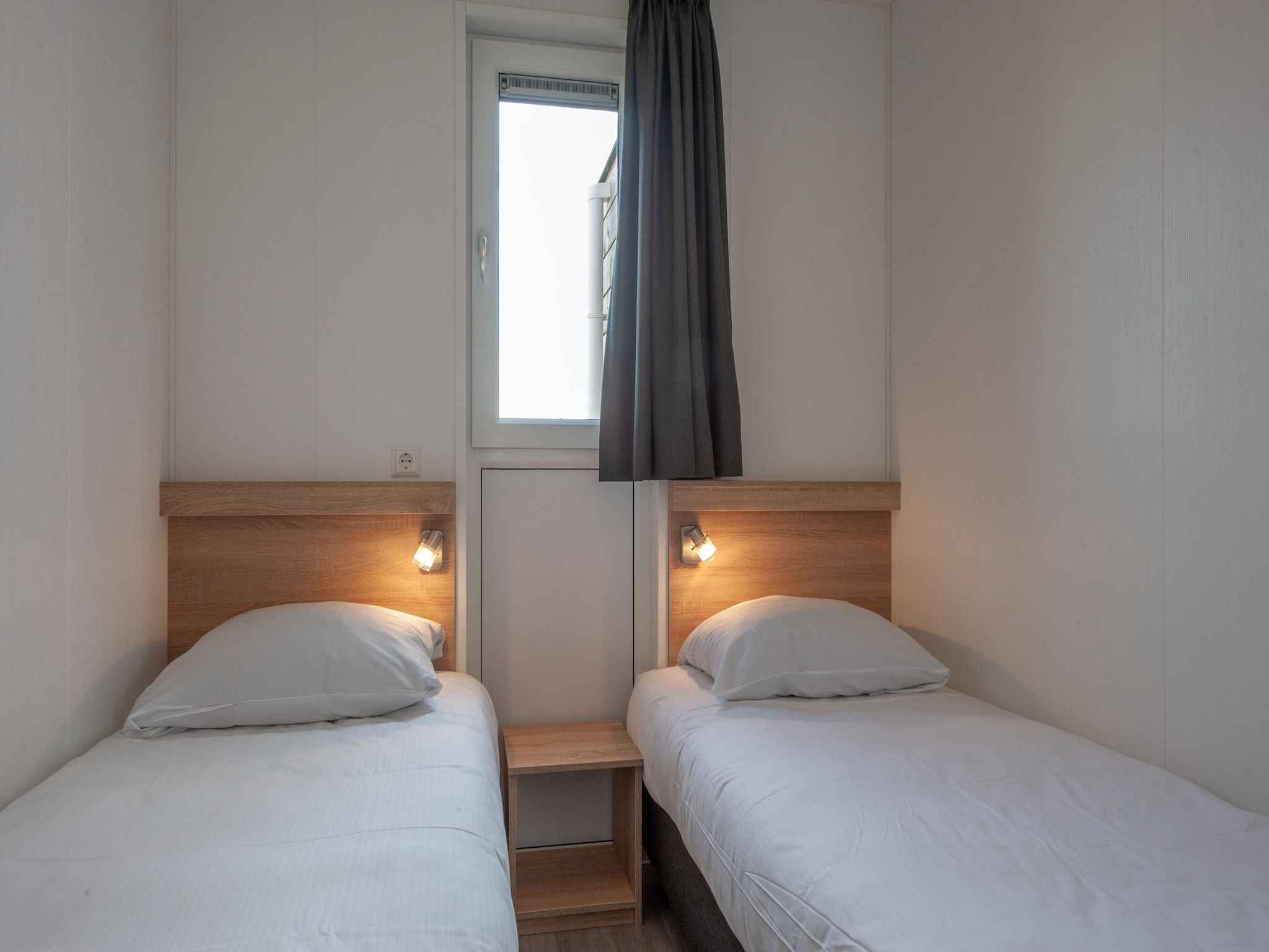 Een slaapkamer van Beach Resort Nieuwvliet-Bad 18 in Nieuwvliet-Bad