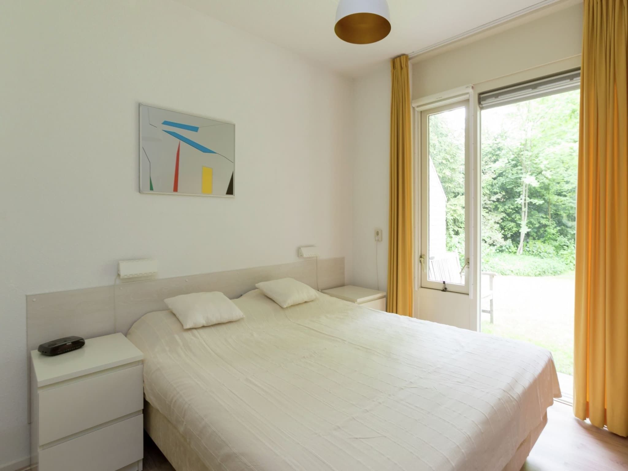 Een slaapkamer van Buitenplaats Berg en Bos nummer 43 in Overijssel