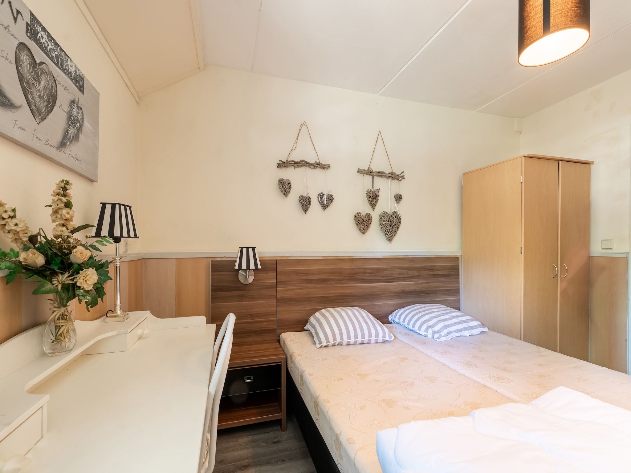 Een slaapkamer van Hoeve Ginette in Giethoorn
