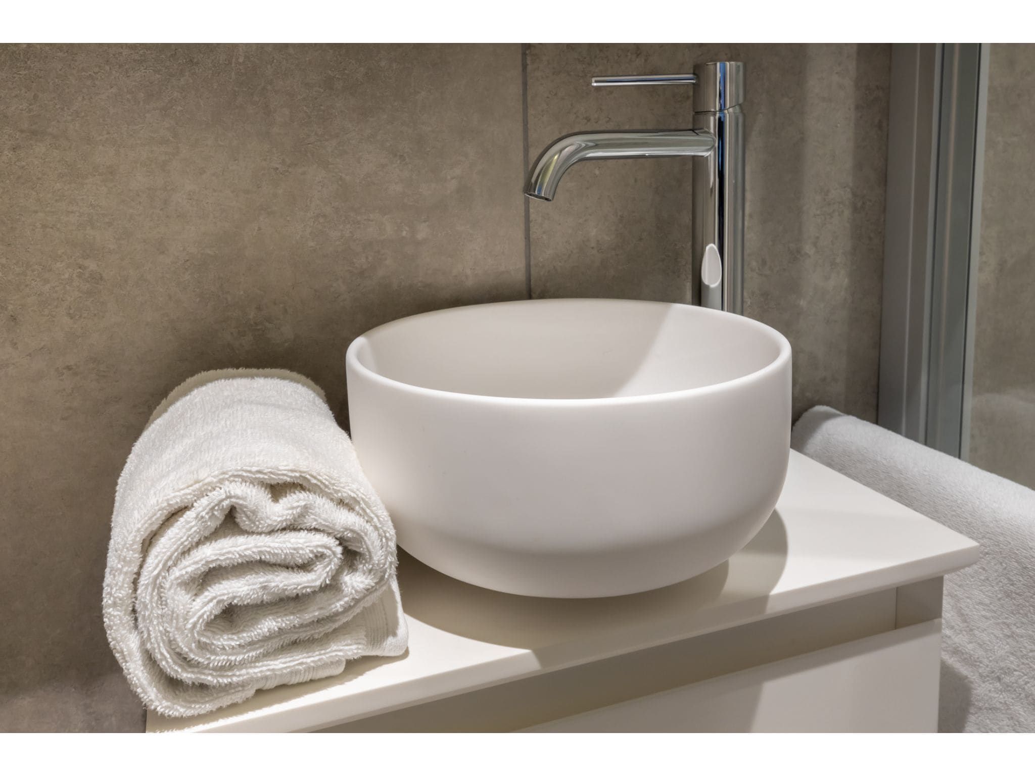 De badkamer van Appartement - Burg van Woelderenlaan 100-4 in Vlissingen