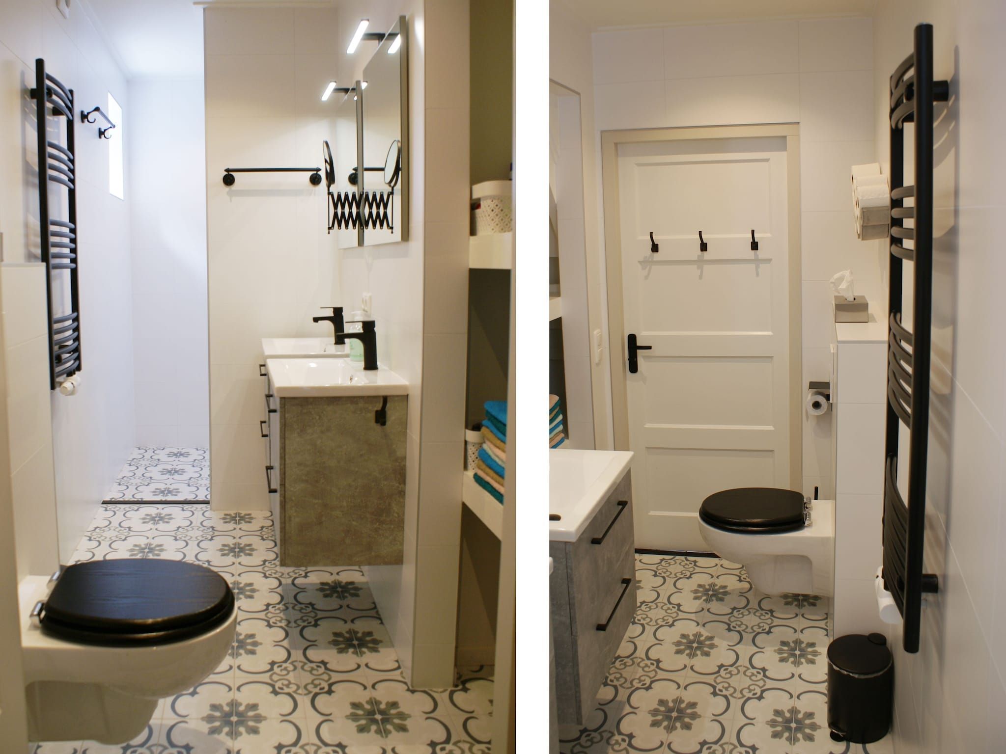 De badkamer van Wadden Geluk in Paesens