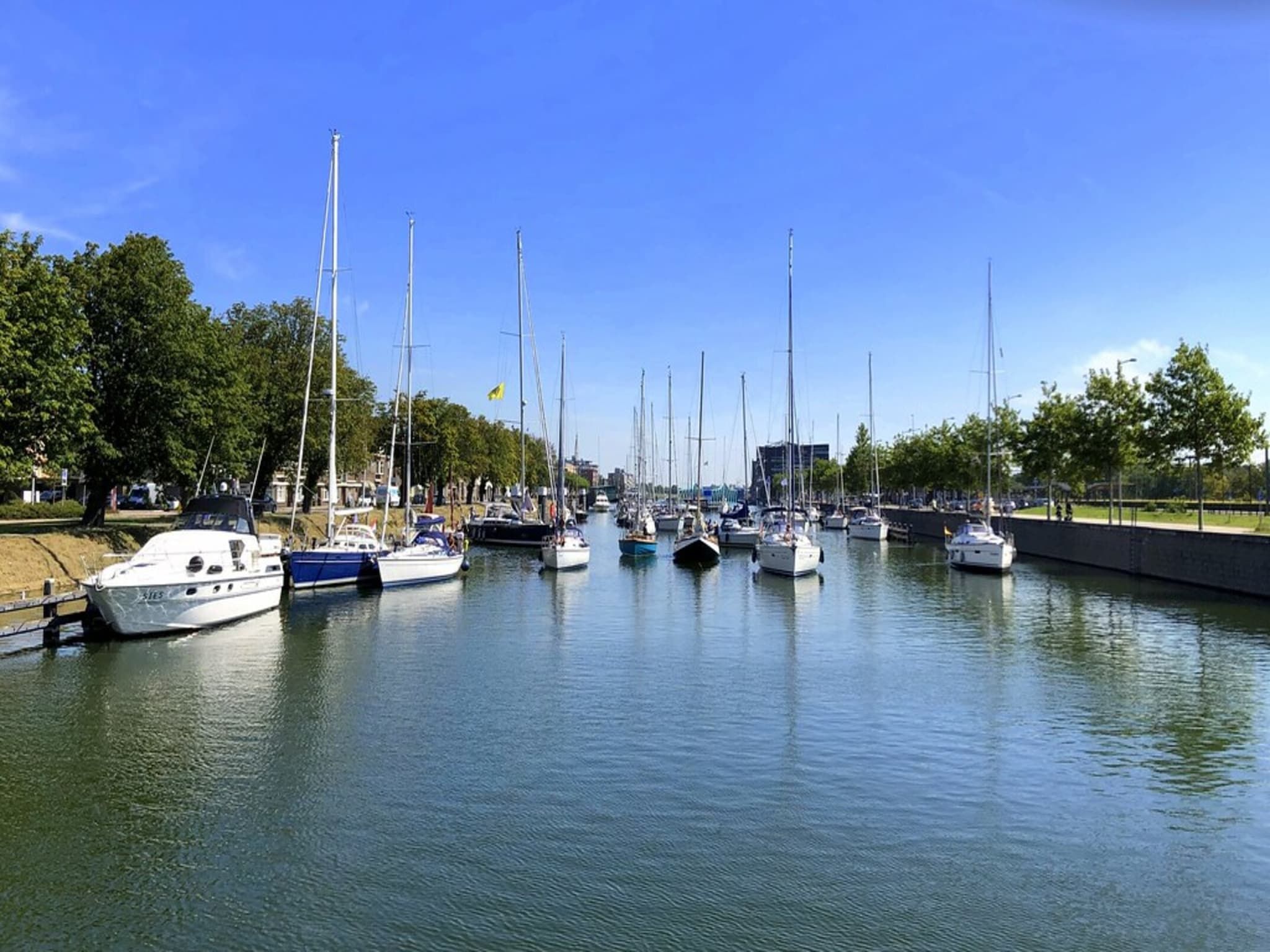 De omgeving van Waterlodge Blue Island in Kamperland
