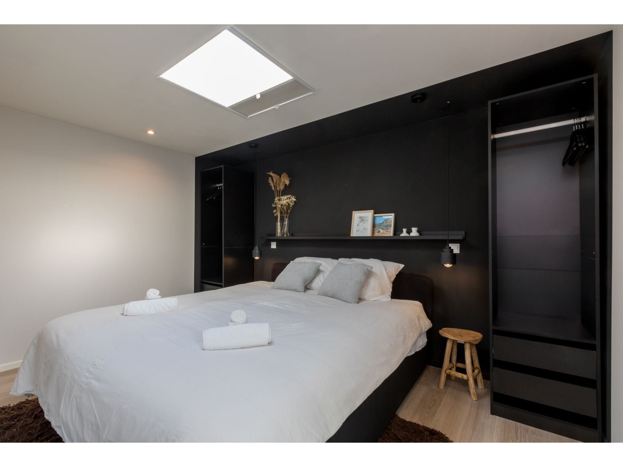 Een slaapkamer van Piet Mondriaanstraat 6a in Domburg