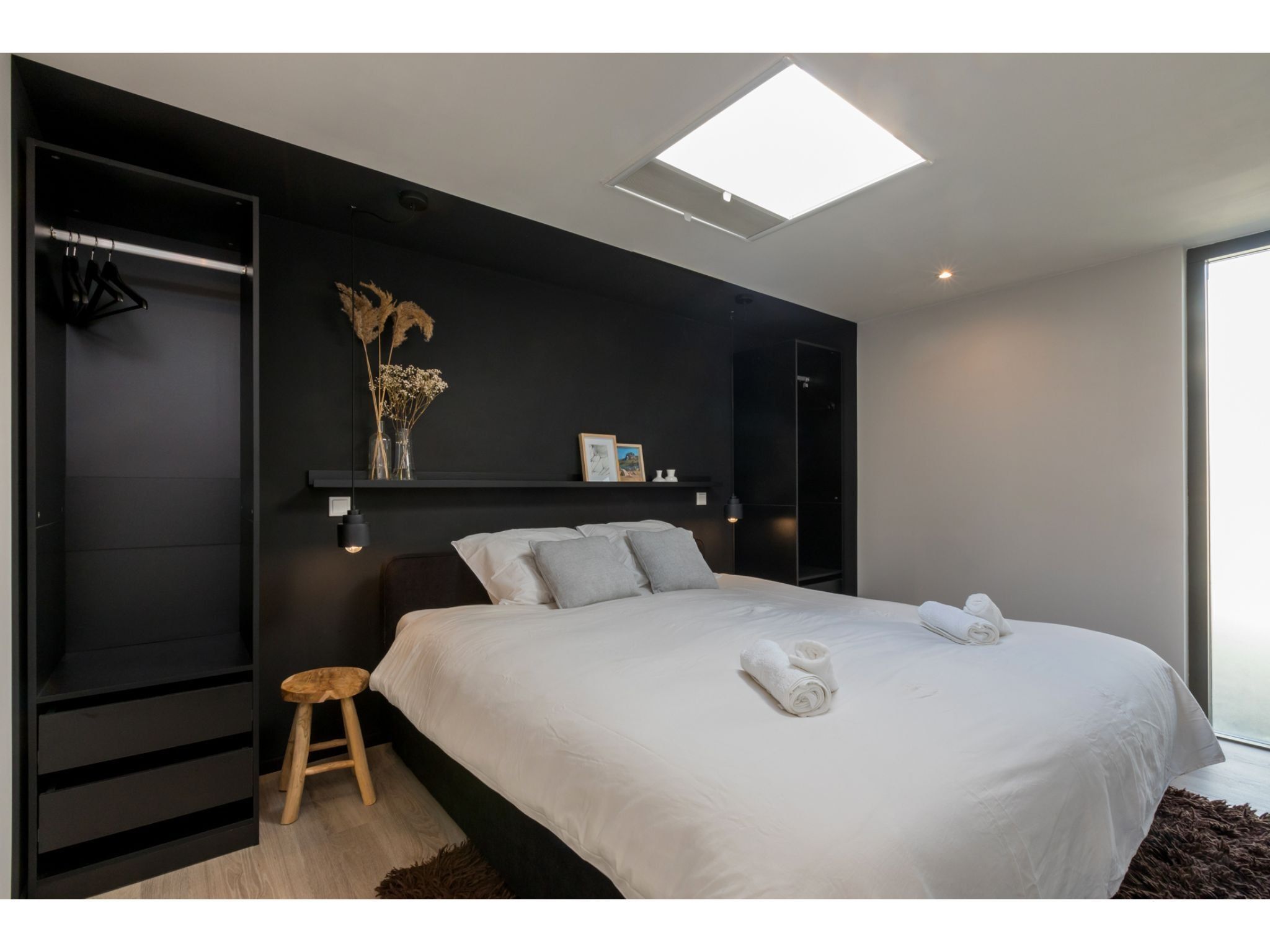 Een slaapkamer van Piet Mondriaanstraat 6a in Domburg