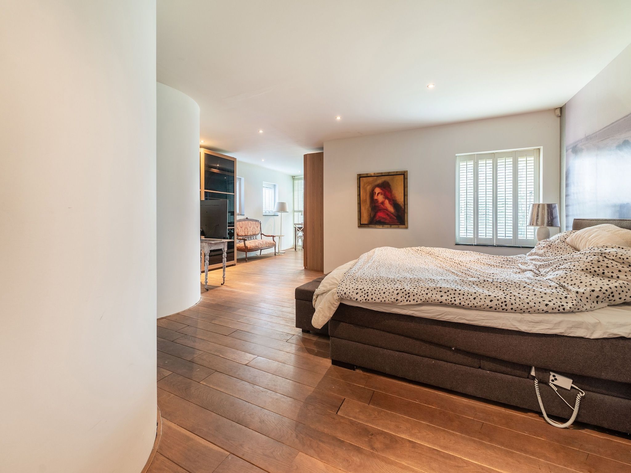 Een slaapkamer van Villa Gabrielle in Bergen