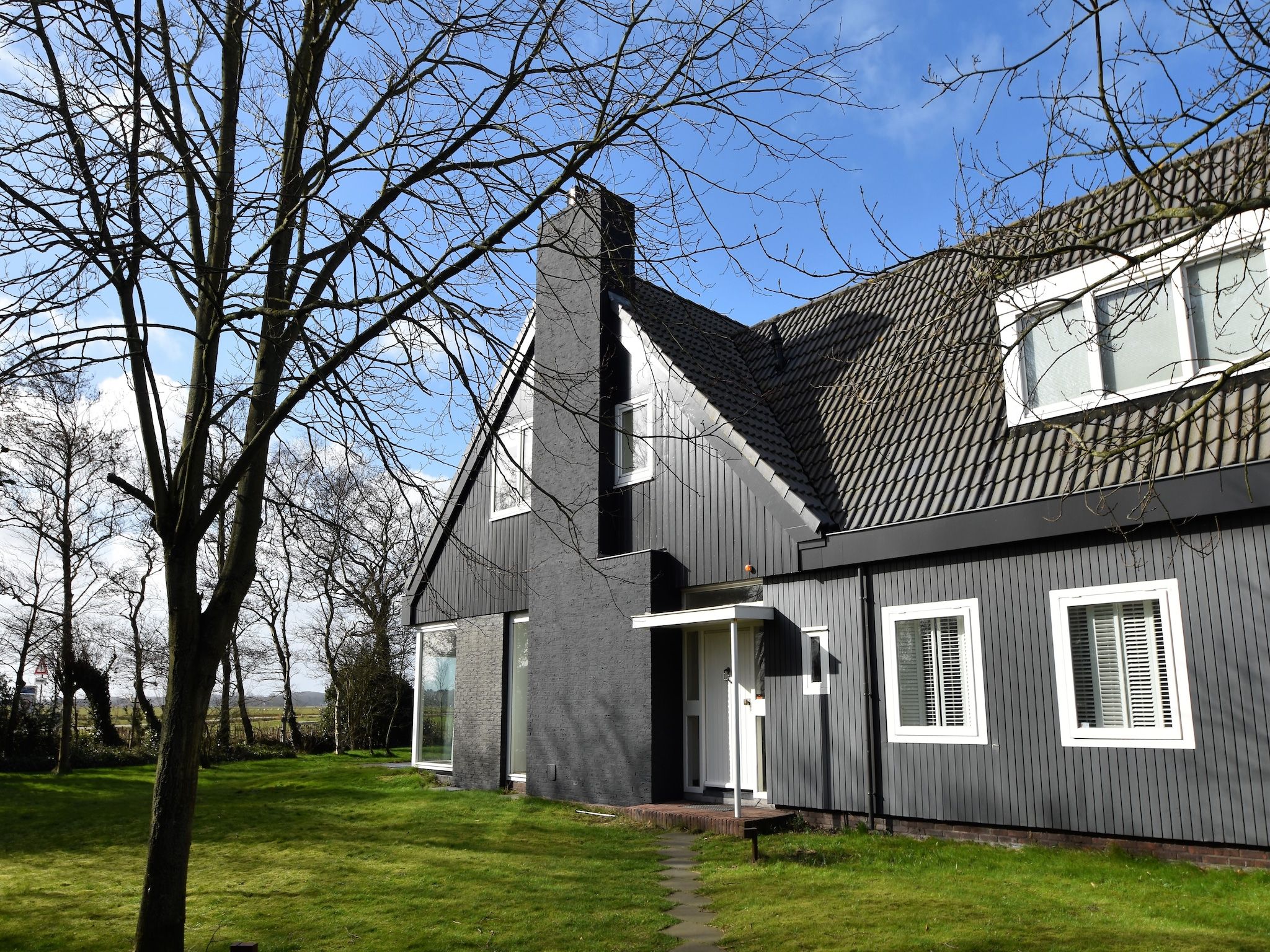 De buitenkant van Villa Gabrielle in Bergen