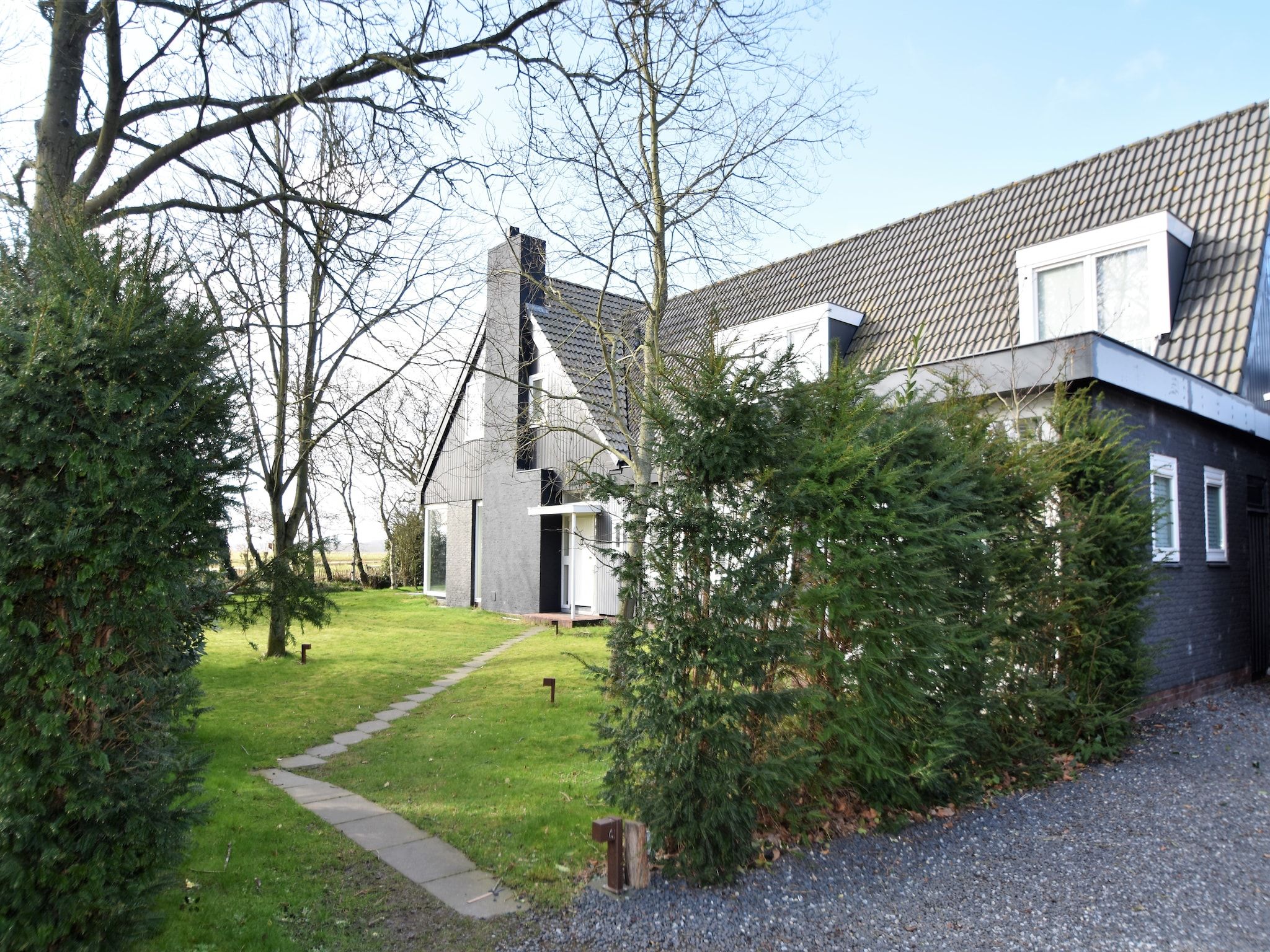 De buitenkant van Villa Gabrielle in Bergen