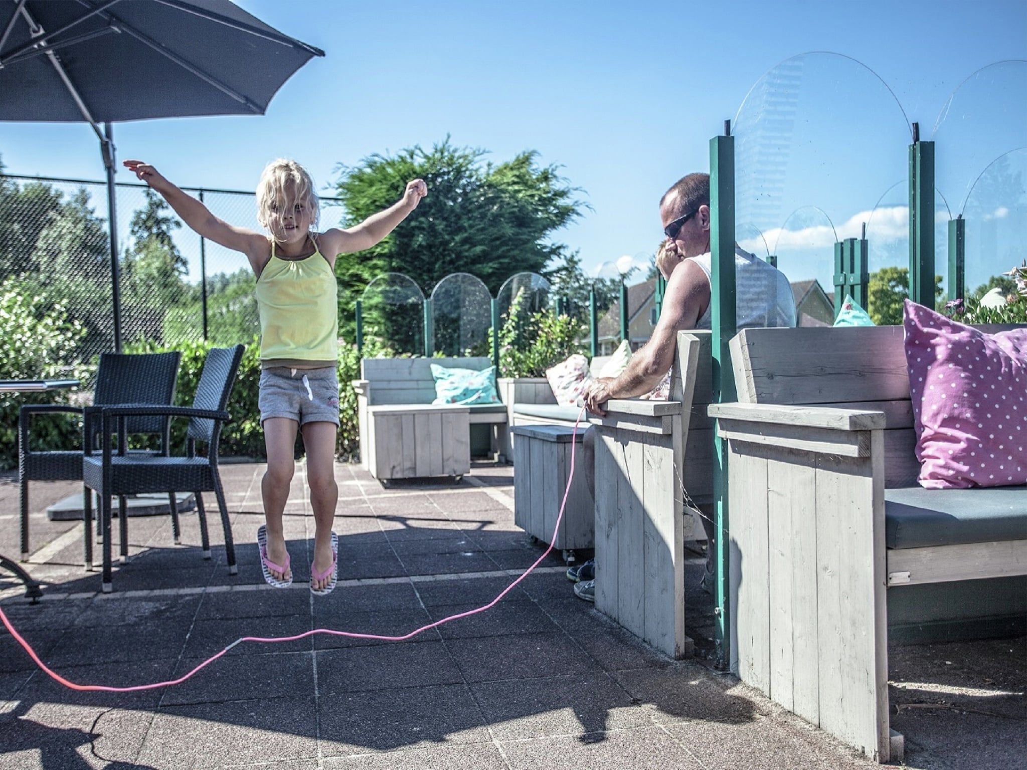 Parkfaciliteiten bij Watervilla 6 in Medemblik