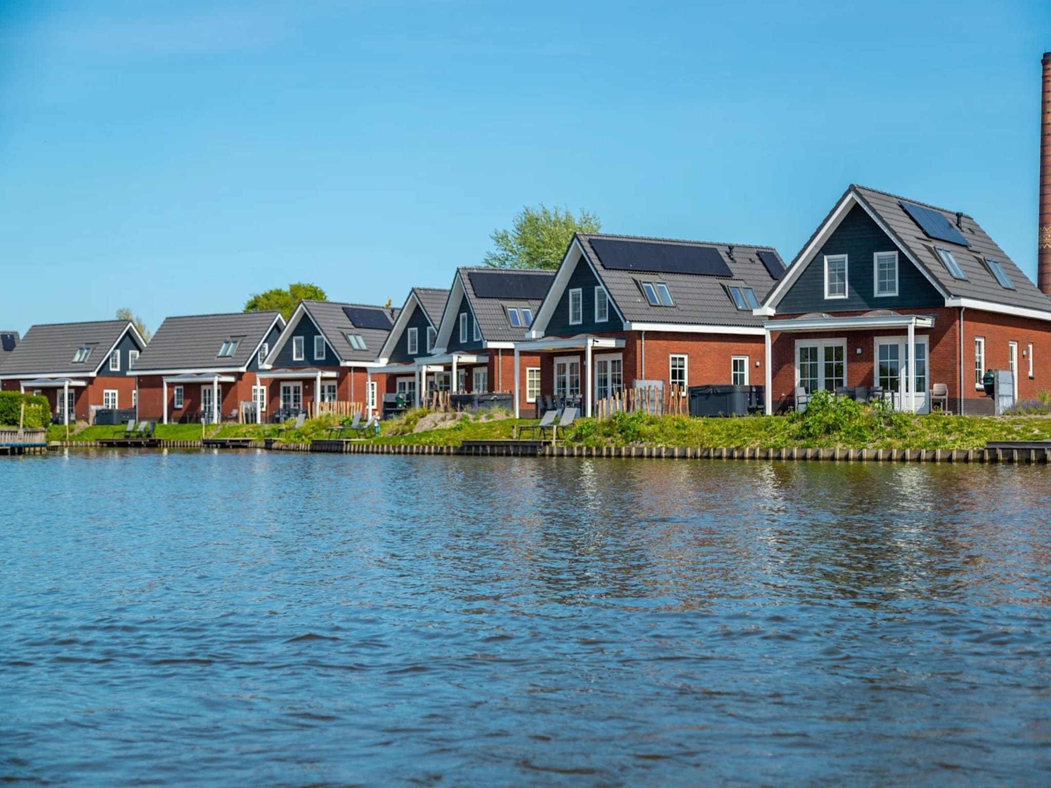 Parkfaciliteiten bij Watervilla 8 in Medemblik