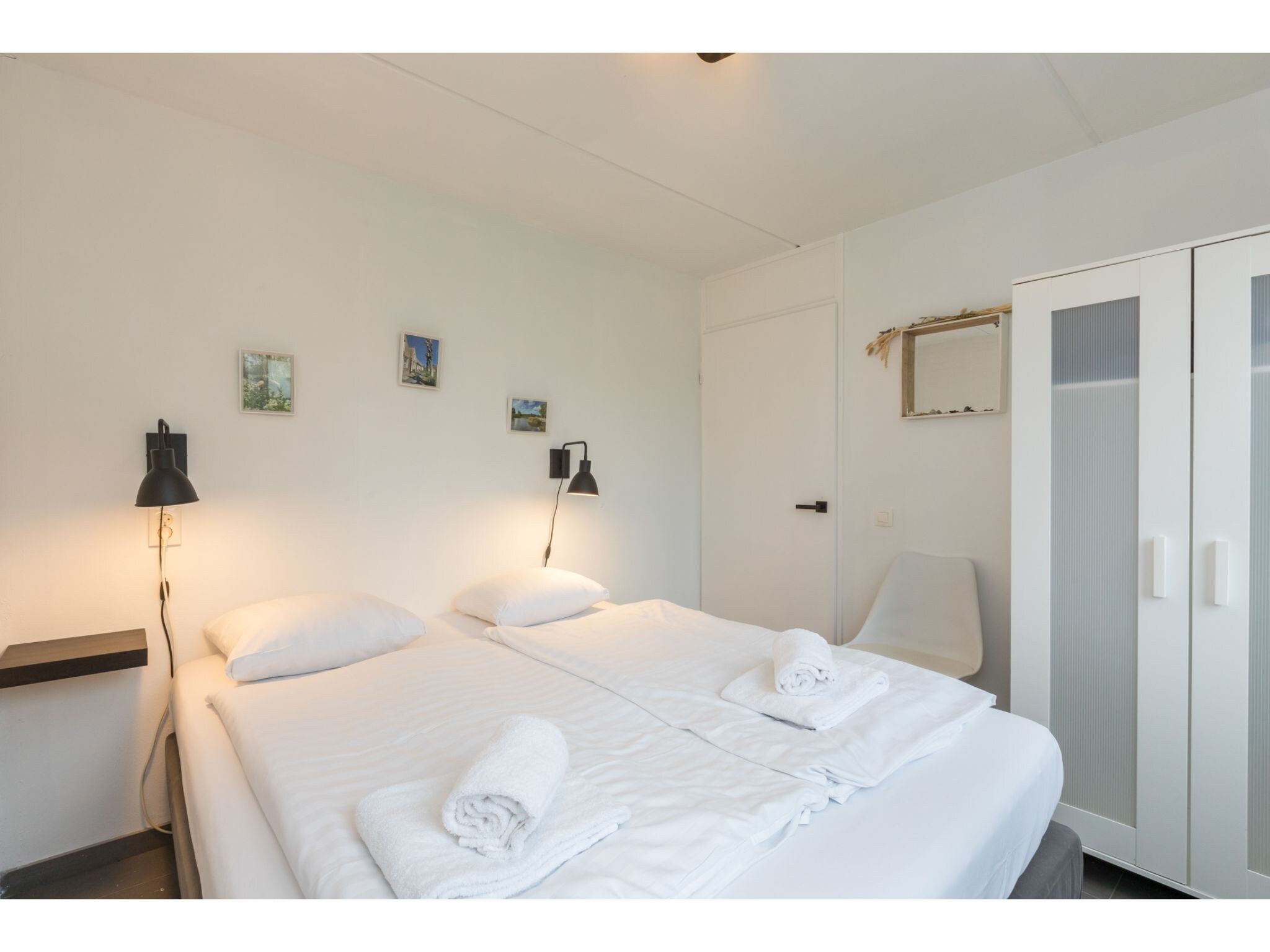 Een slaapkamer van Lepelblad 7 in Nieuwvlietbad