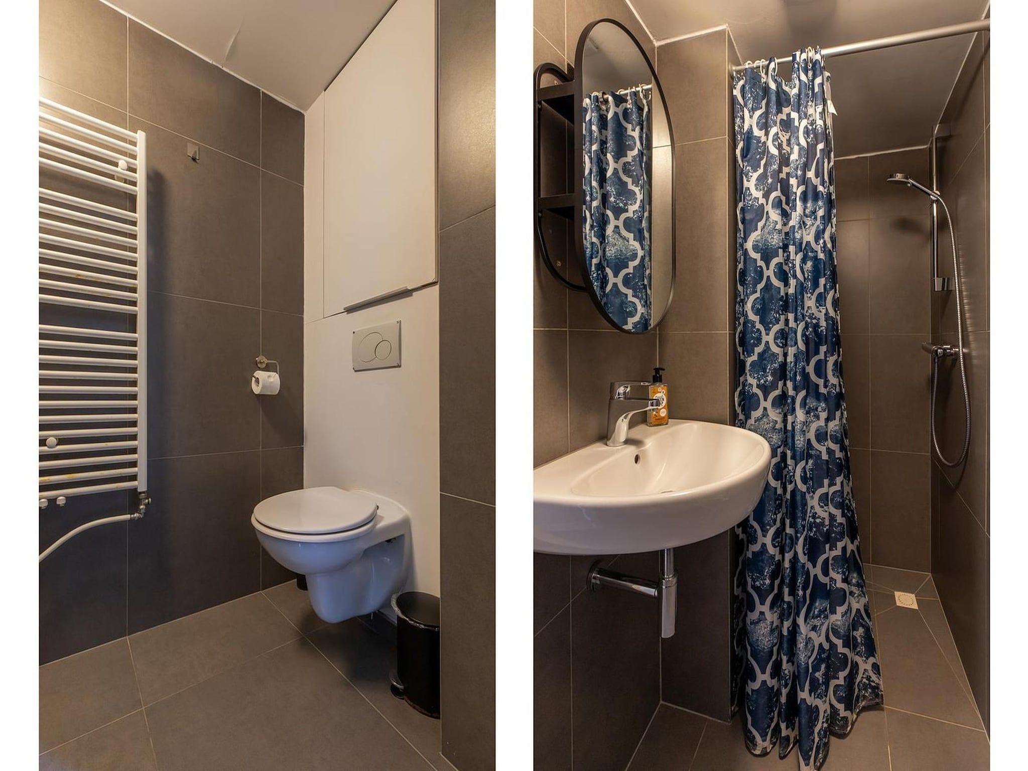 De badkamer van Lepelblad 7 in Nieuwvlietbad