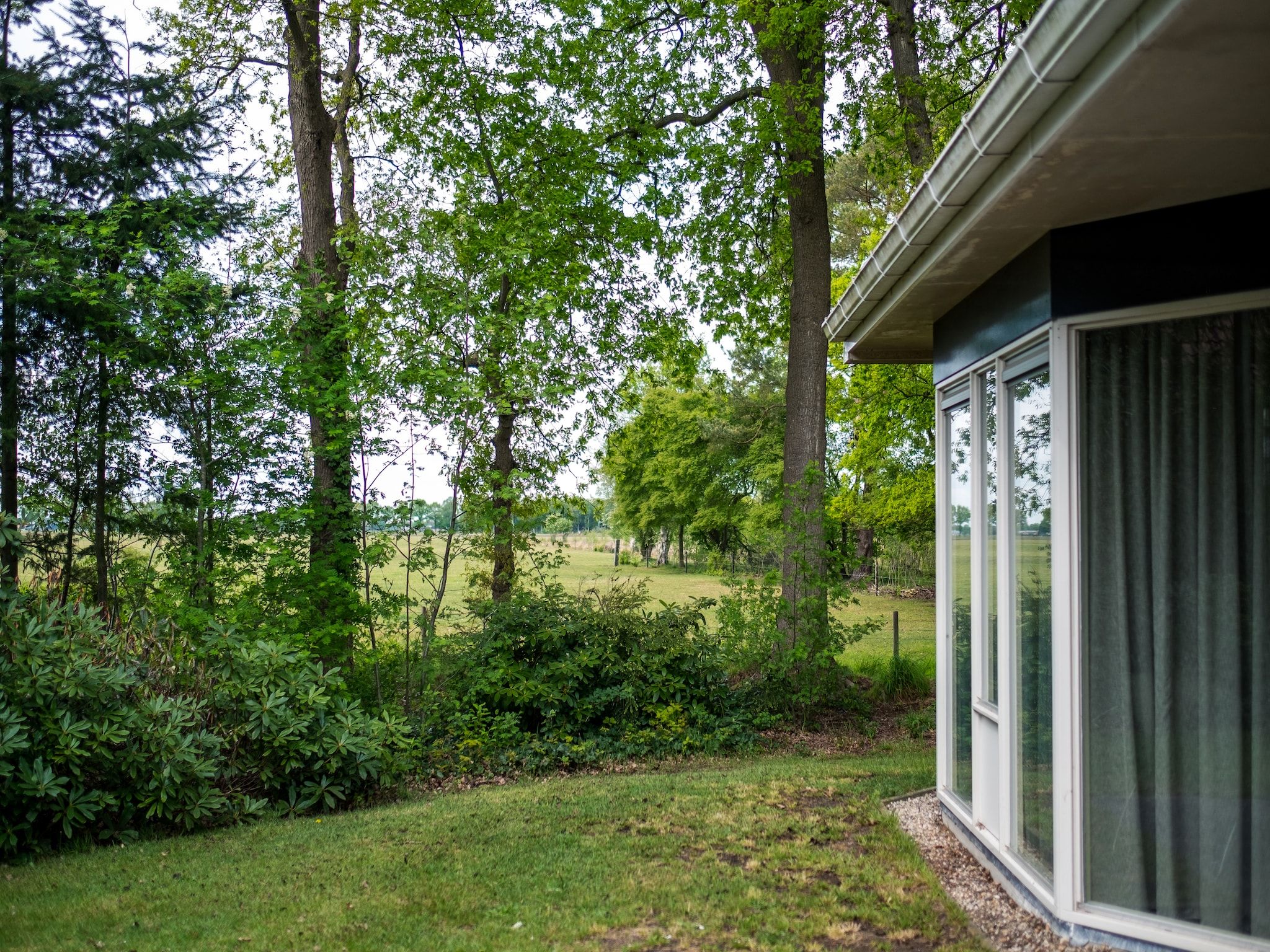 De tuin van Buitenplaats Berg en Bos nummer 13 in Overijssel