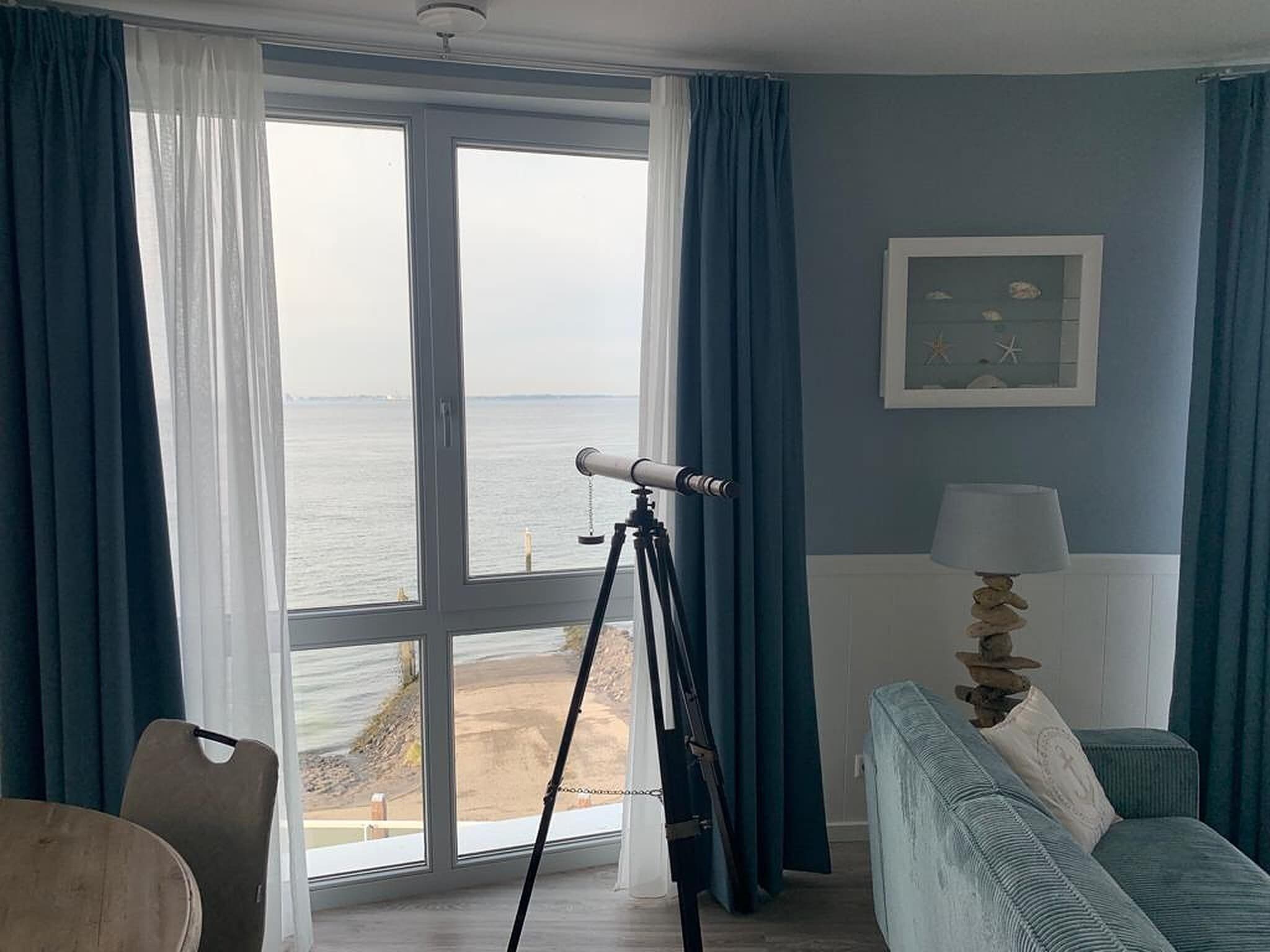 De woonkamer van Casa Anna in Scherpenisse