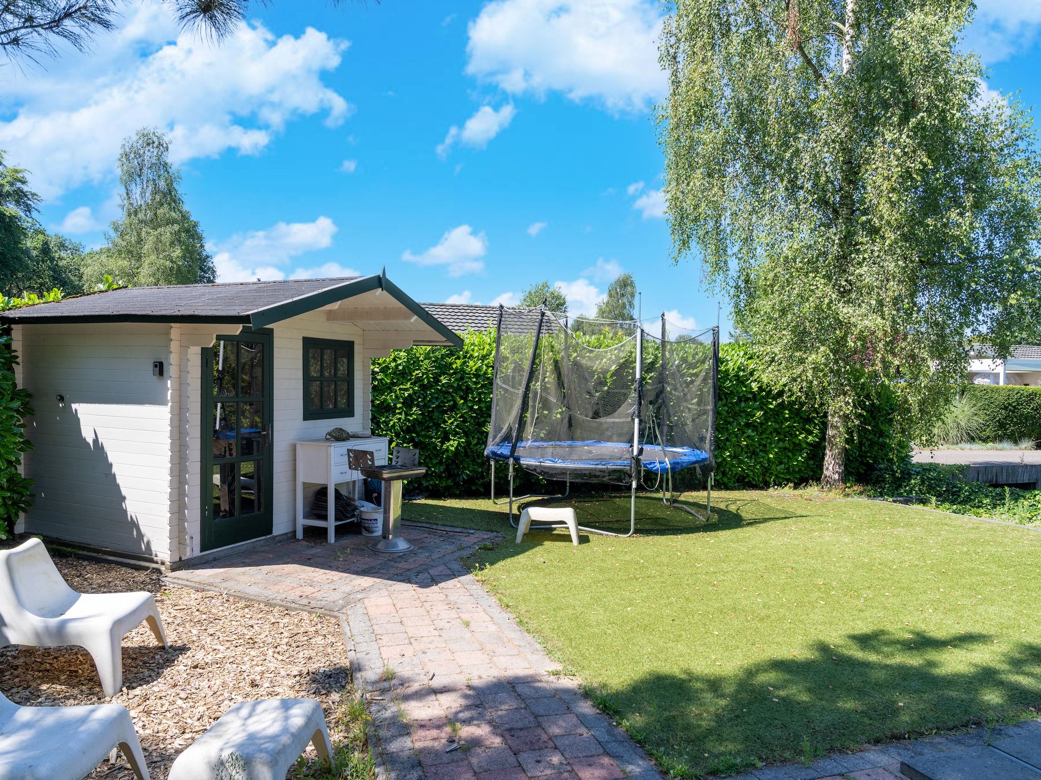 De tuin van Genieten in Voorthuizen in Voorthuizen