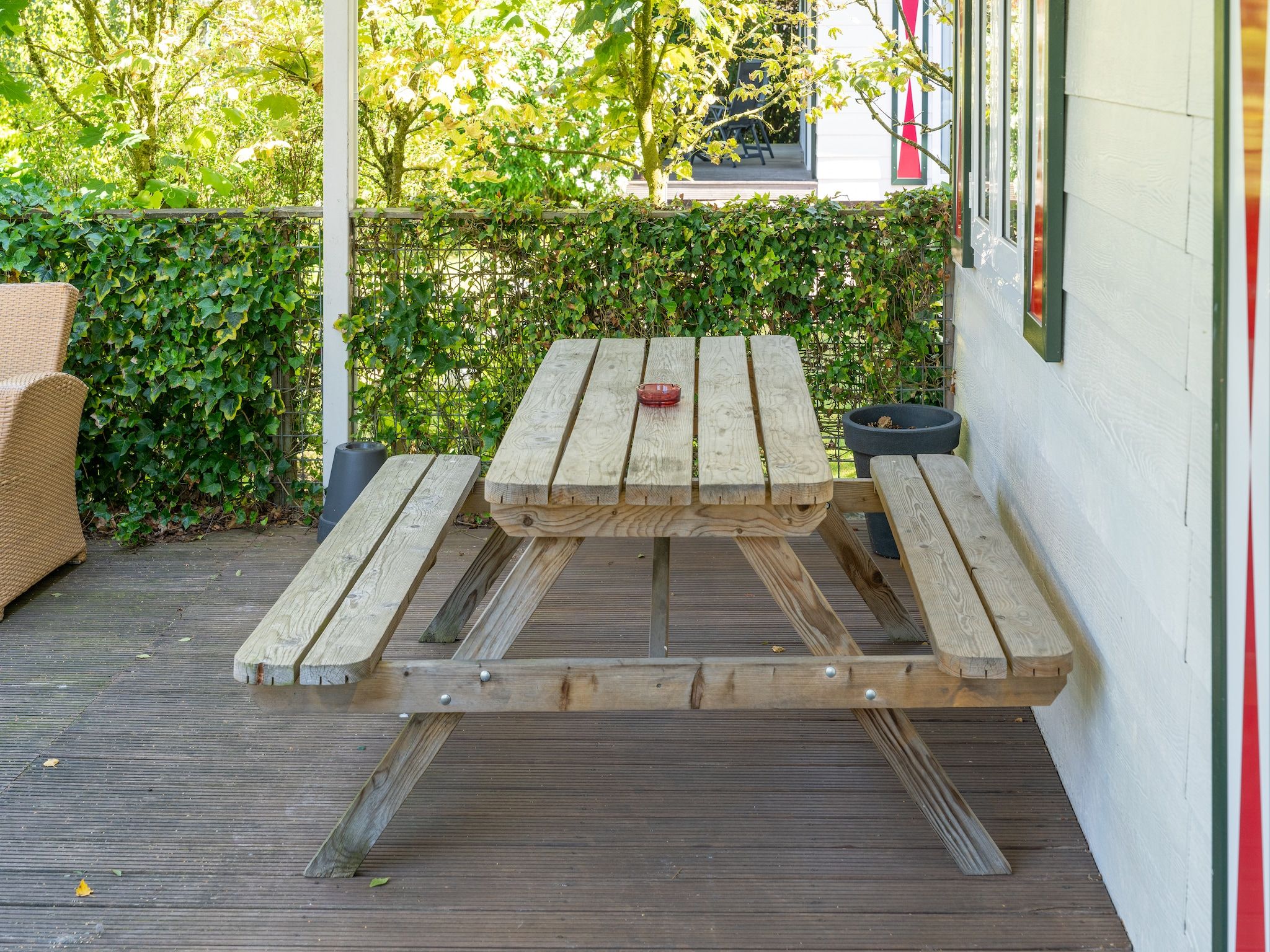 Het terras van Genieten in Voorthuizen in Voorthuizen