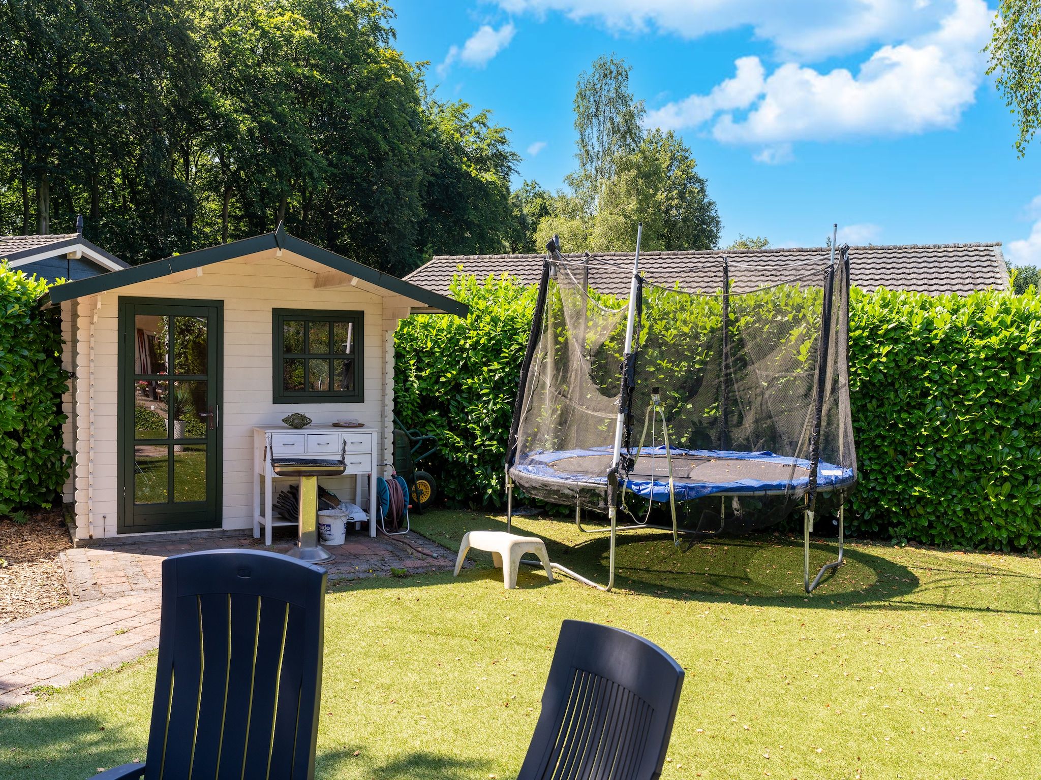 De tuin van Genieten in Voorthuizen in Voorthuizen