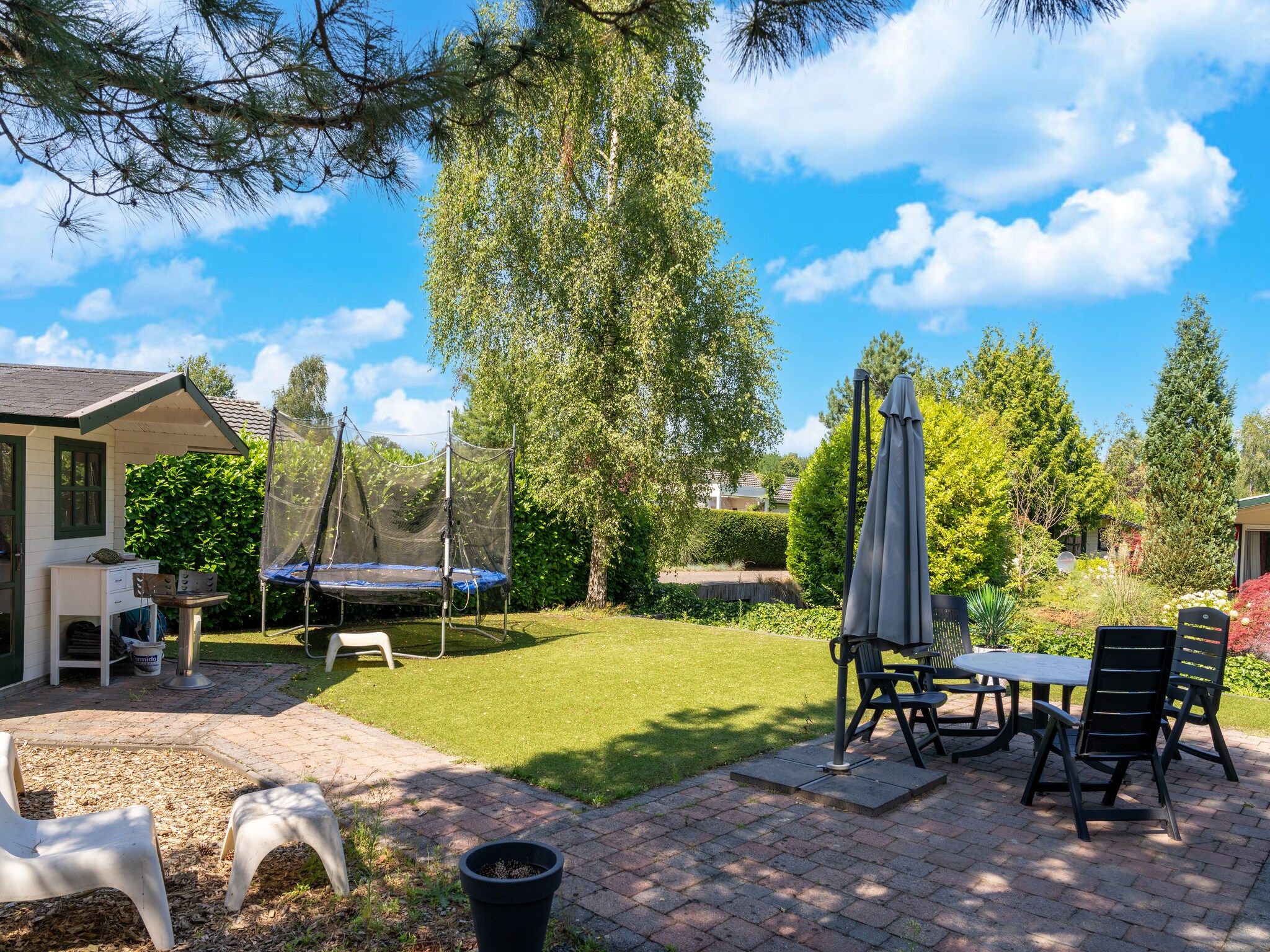 De tuin van Genieten in Voorthuizen in Voorthuizen