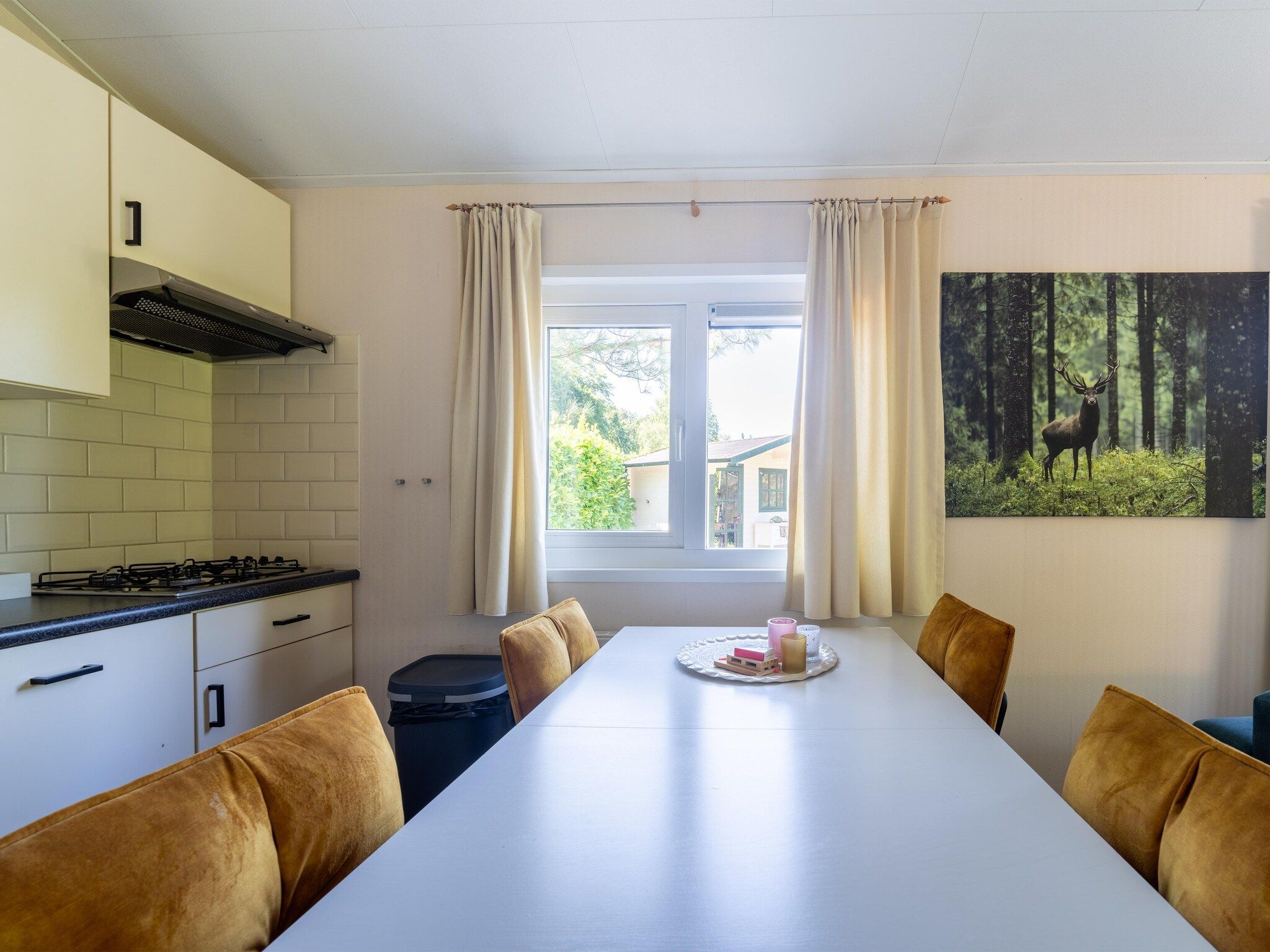 De eetkamer van Genieten in Voorthuizen in Voorthuizen