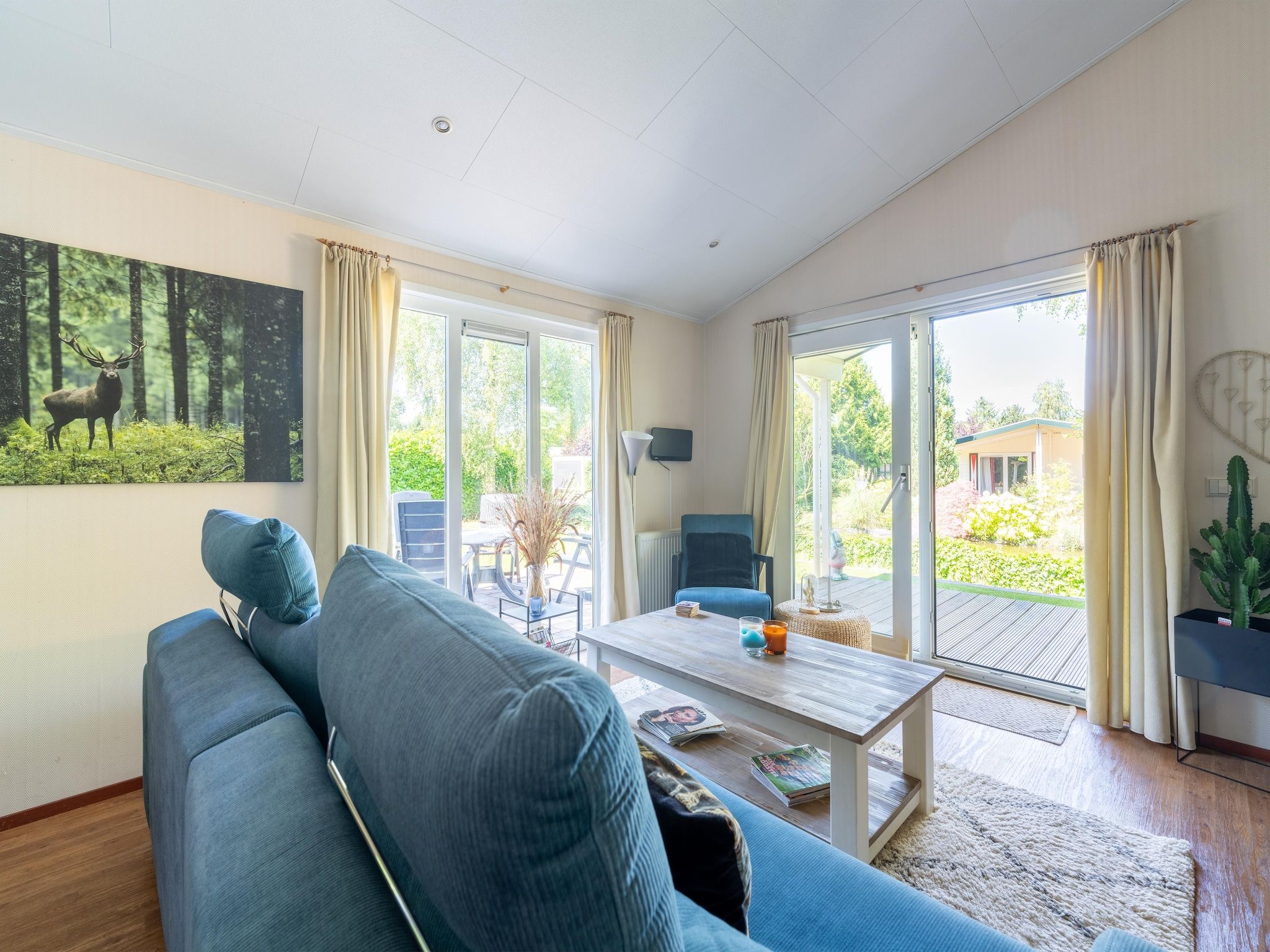 De woonkamer van Genieten in Voorthuizen in Voorthuizen