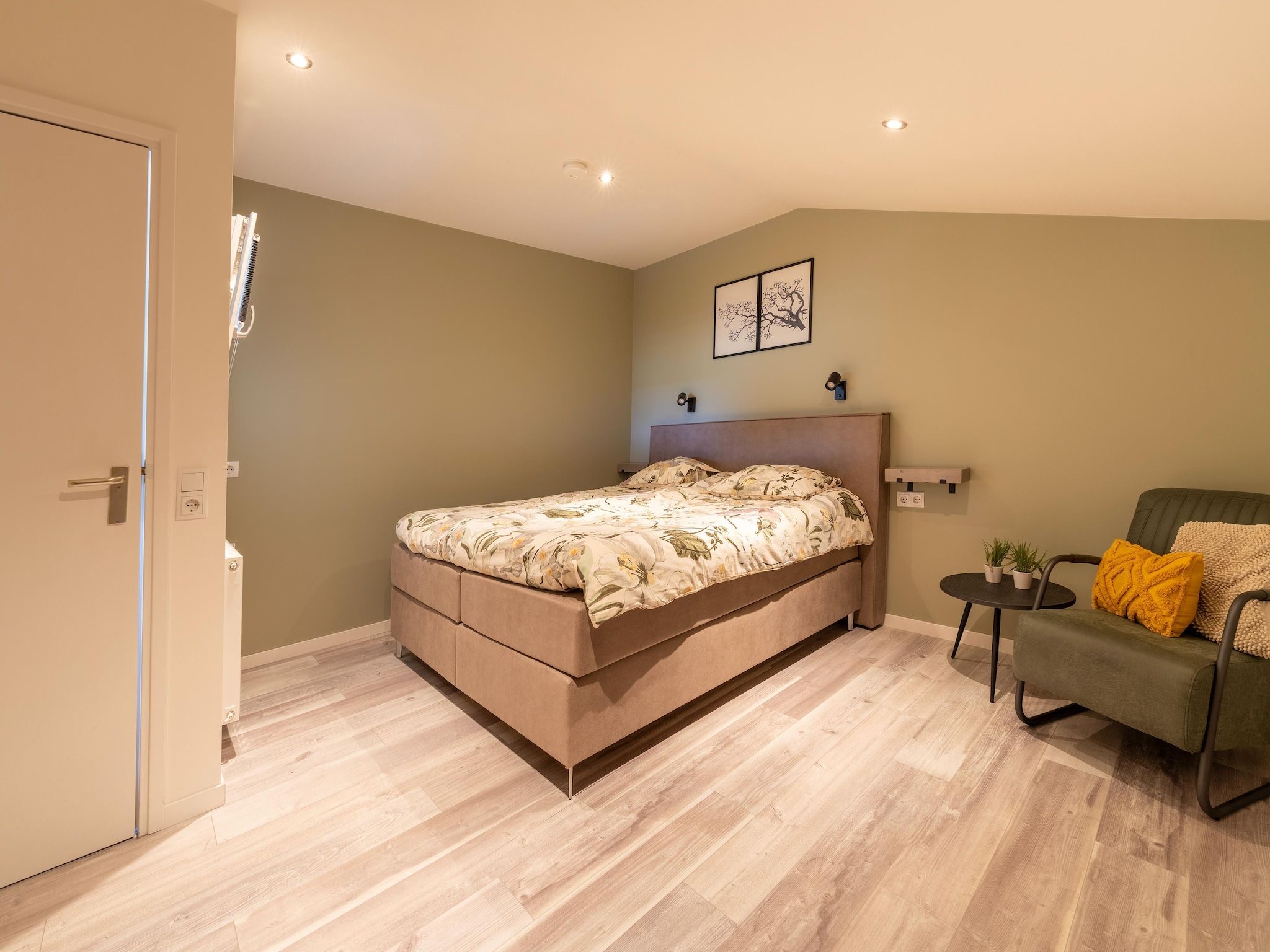 Een slaapkamer van Erve Nijhuis in Eibergen