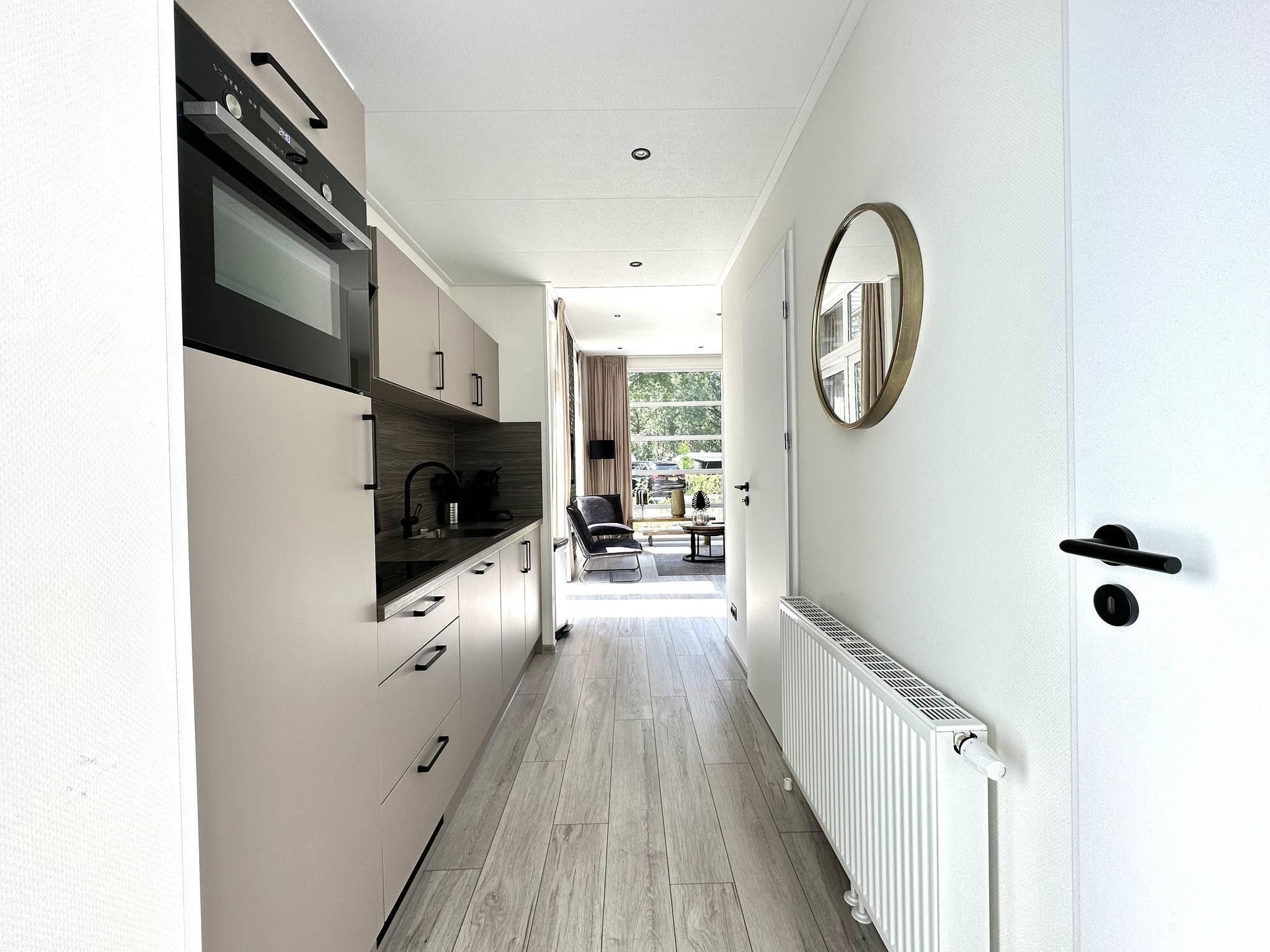 De keuken van Vakantiepark De Rimboe & De Woeste Hoogte 28 in Hoenderloo