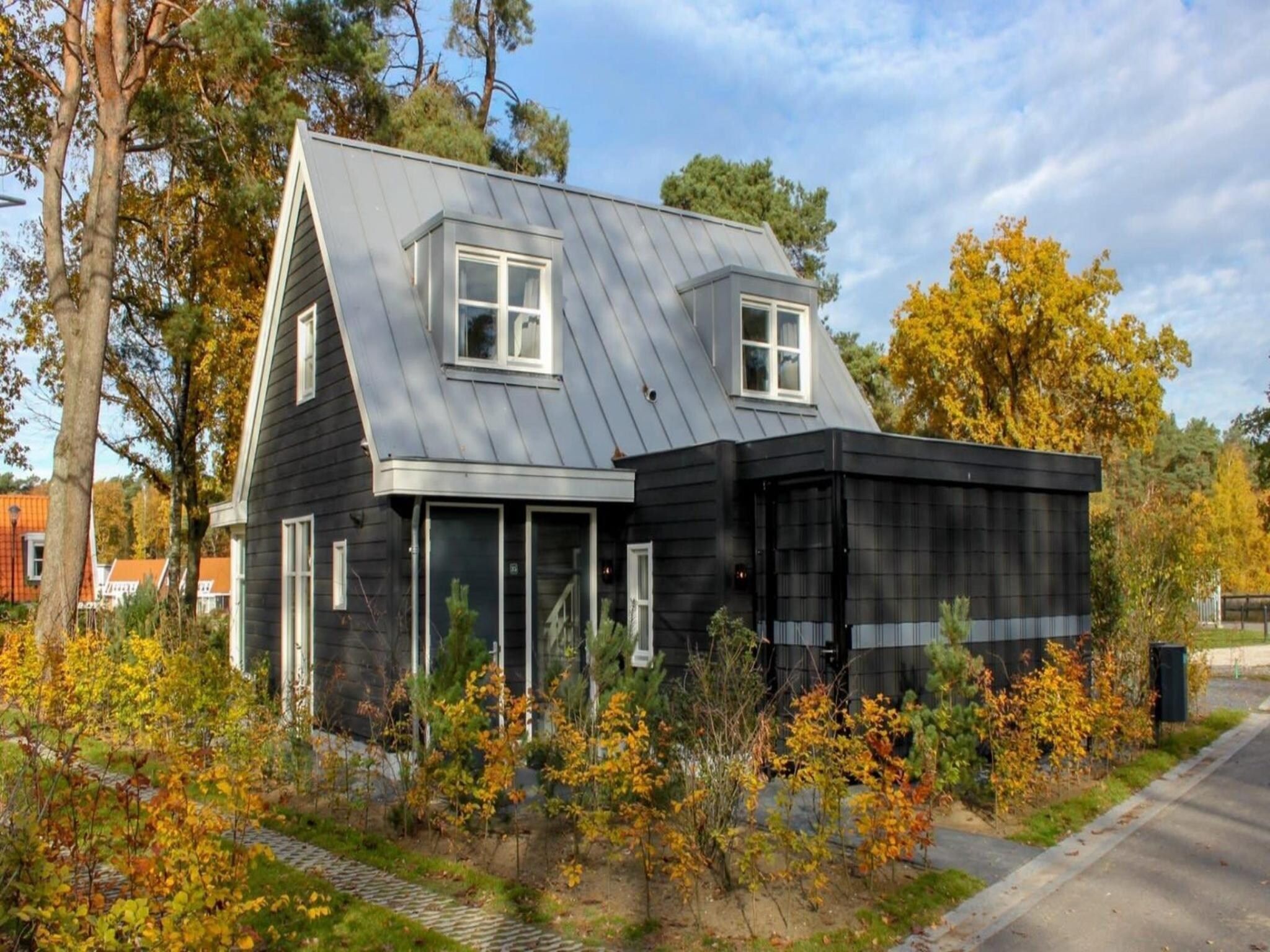 De buitenkant van Villa Wellness 4 in Otterlo