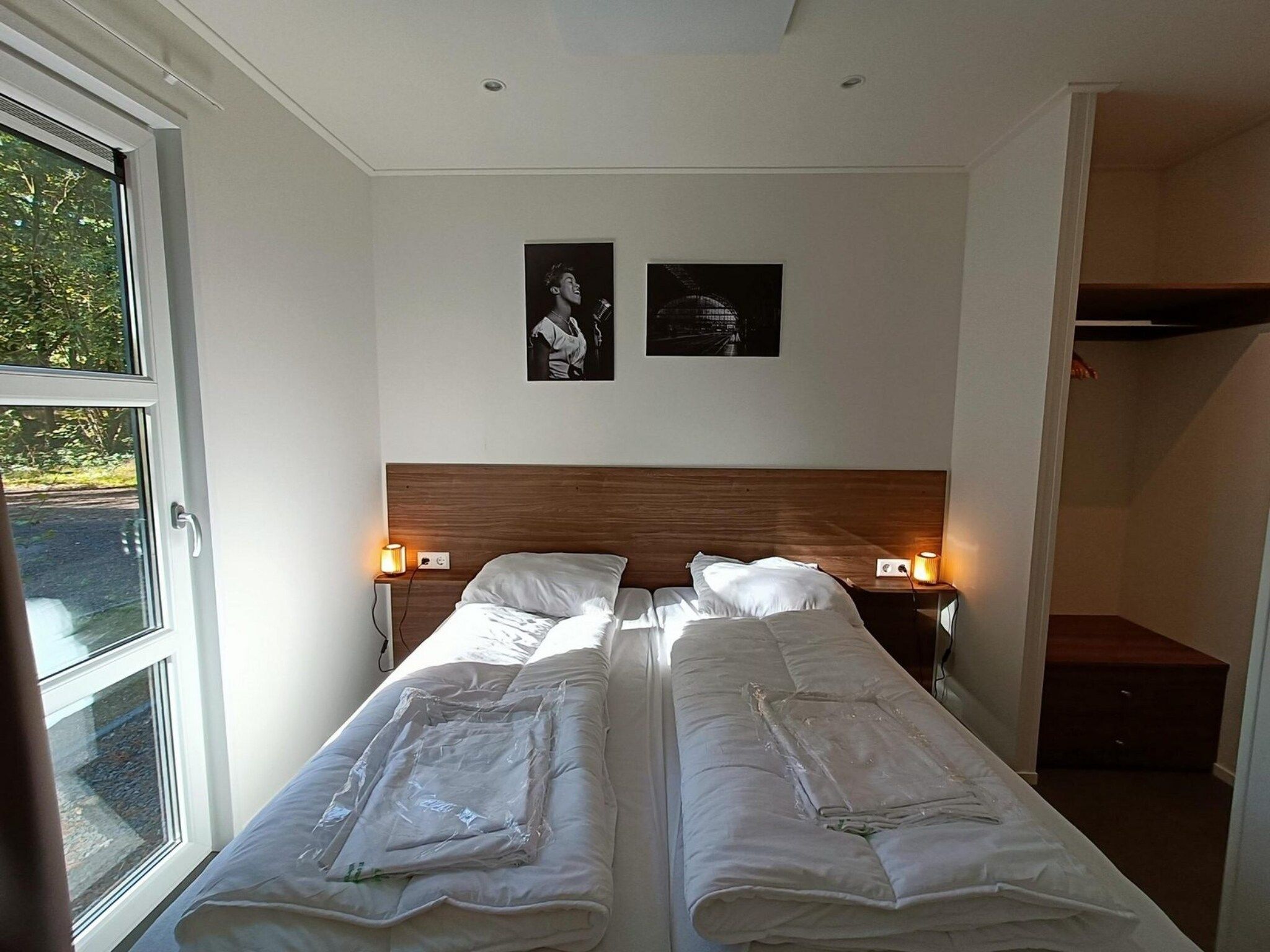 Een slaapkamer van L-Cube 6 in Otterlo