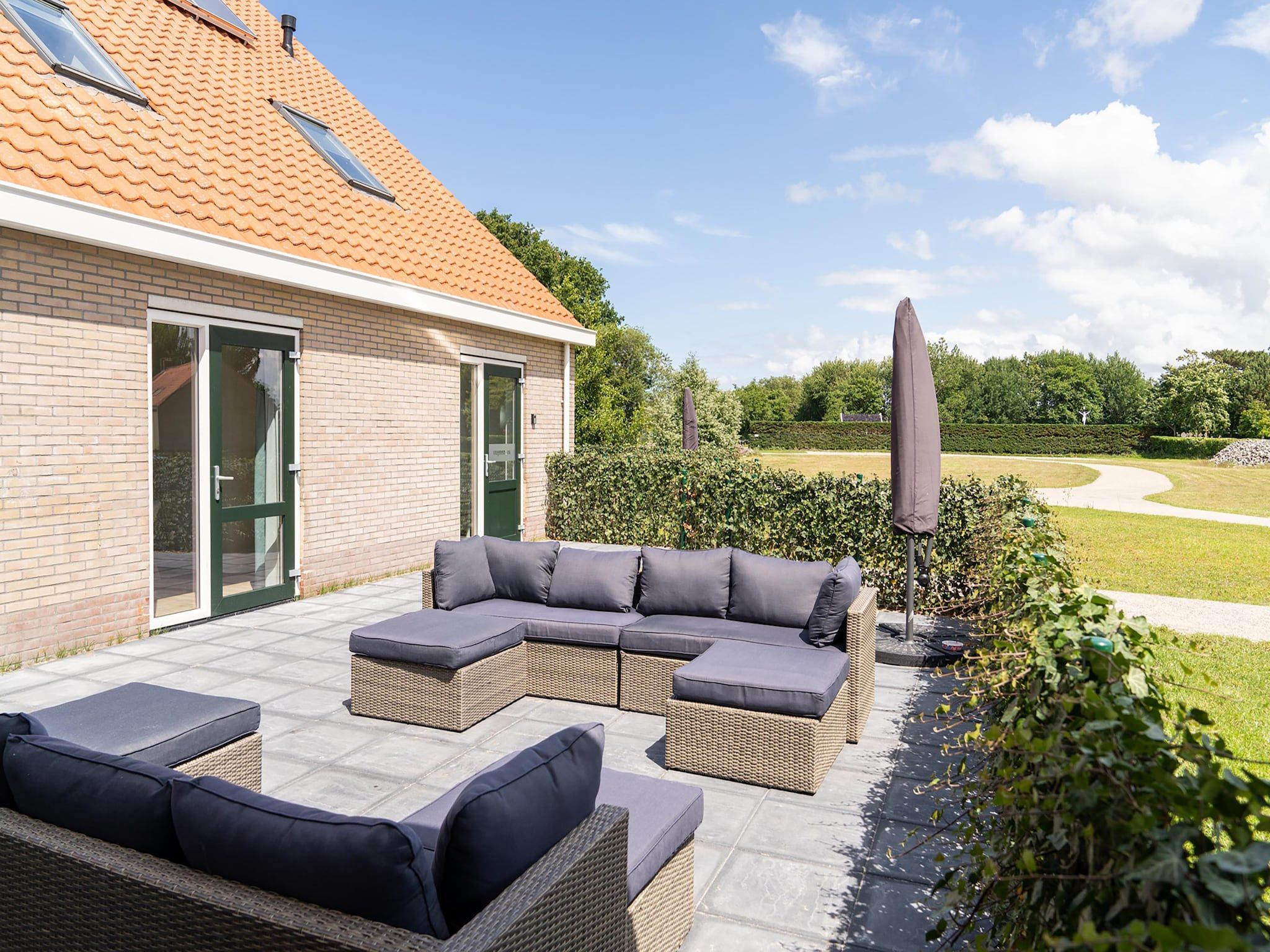 De tuin van Vrijersduin in Nes