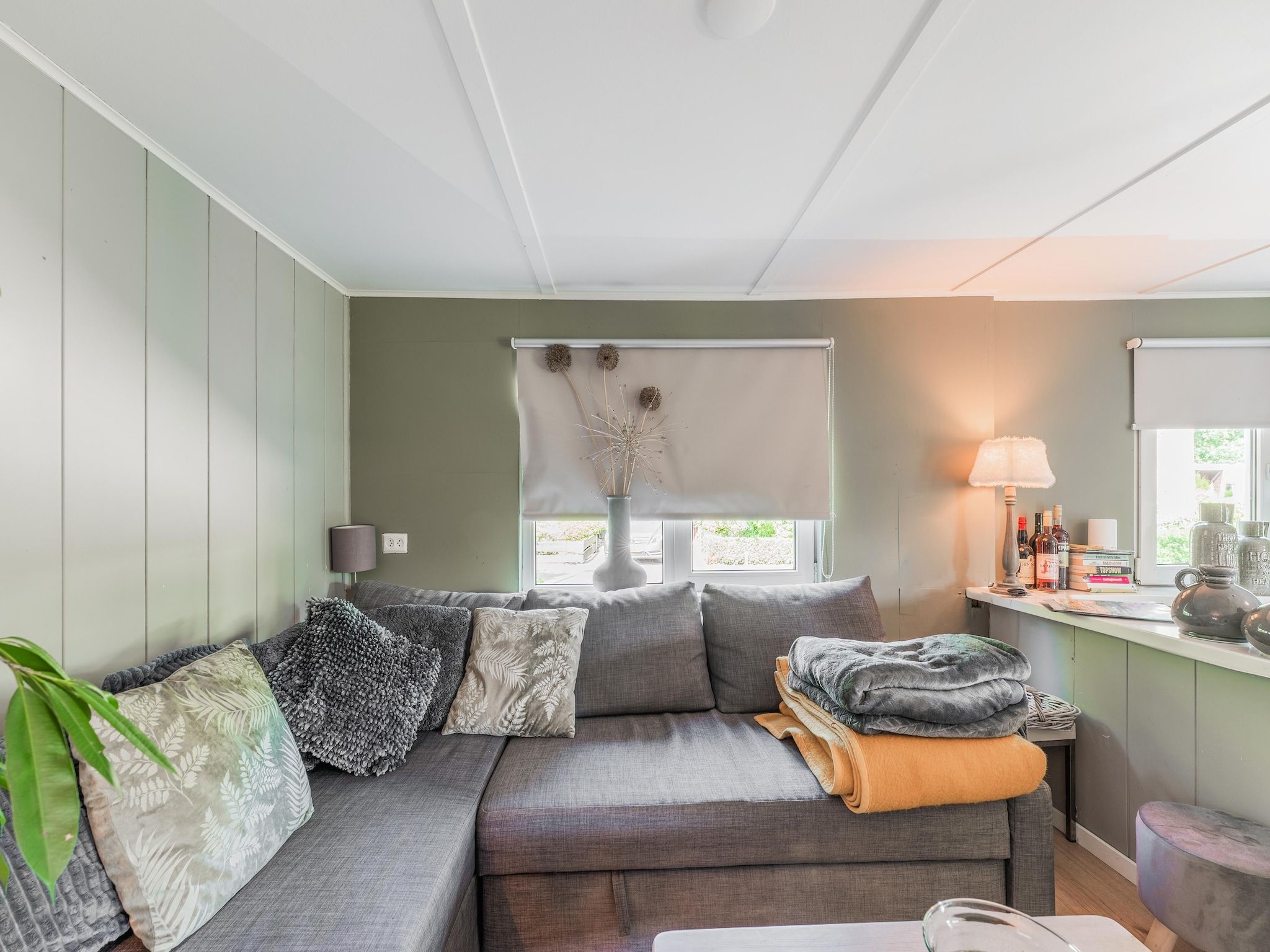 De woonkamer van Steenmarter in Reutum