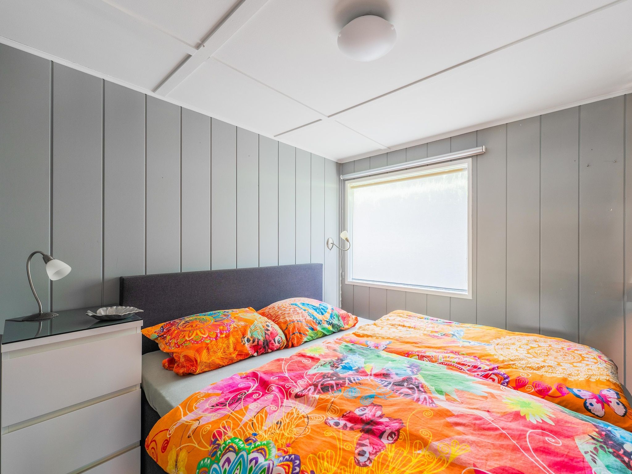 Een slaapkamer van Steenmarter in Reutum