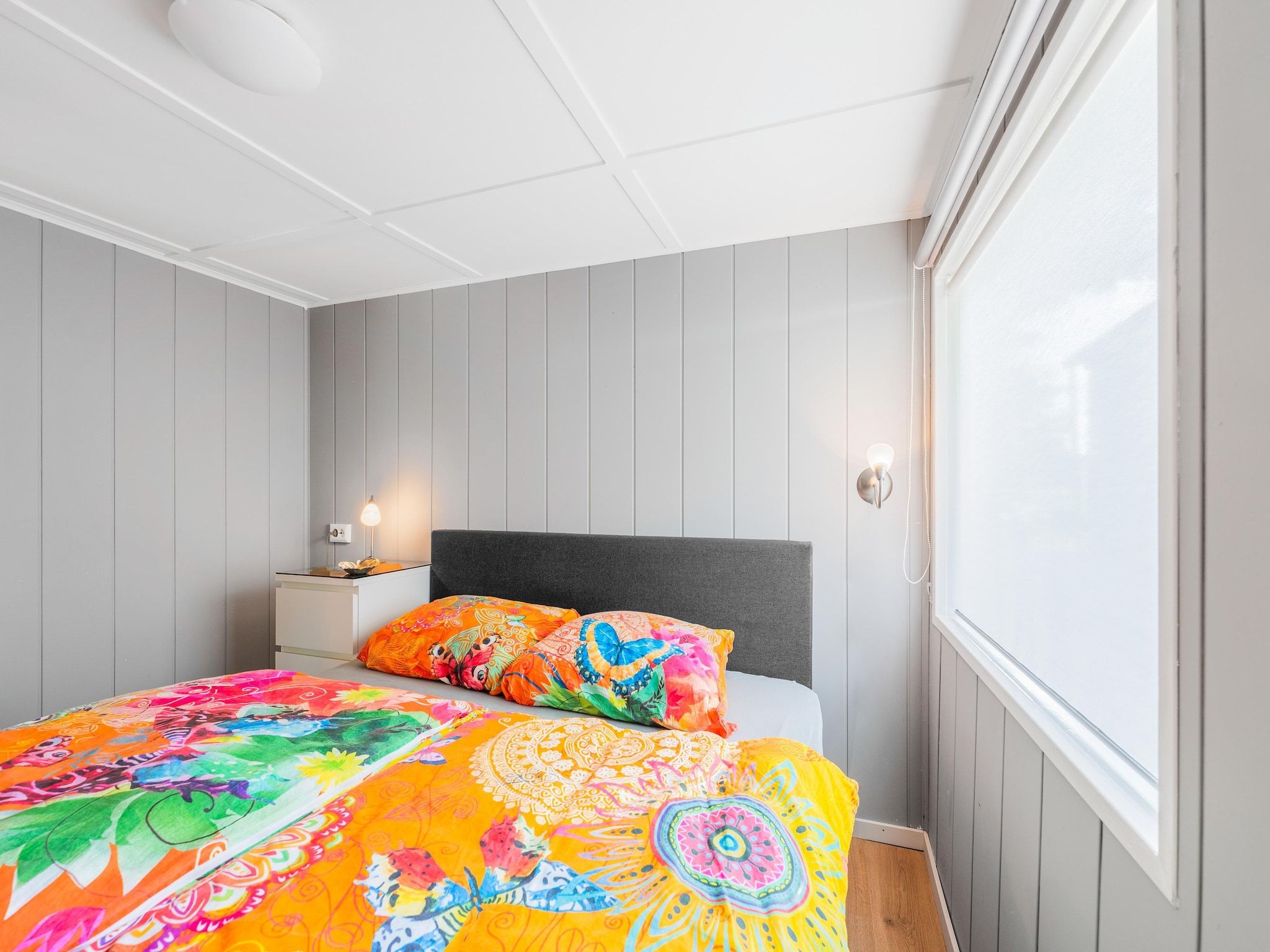 Een slaapkamer van Steenmarter in Reutum