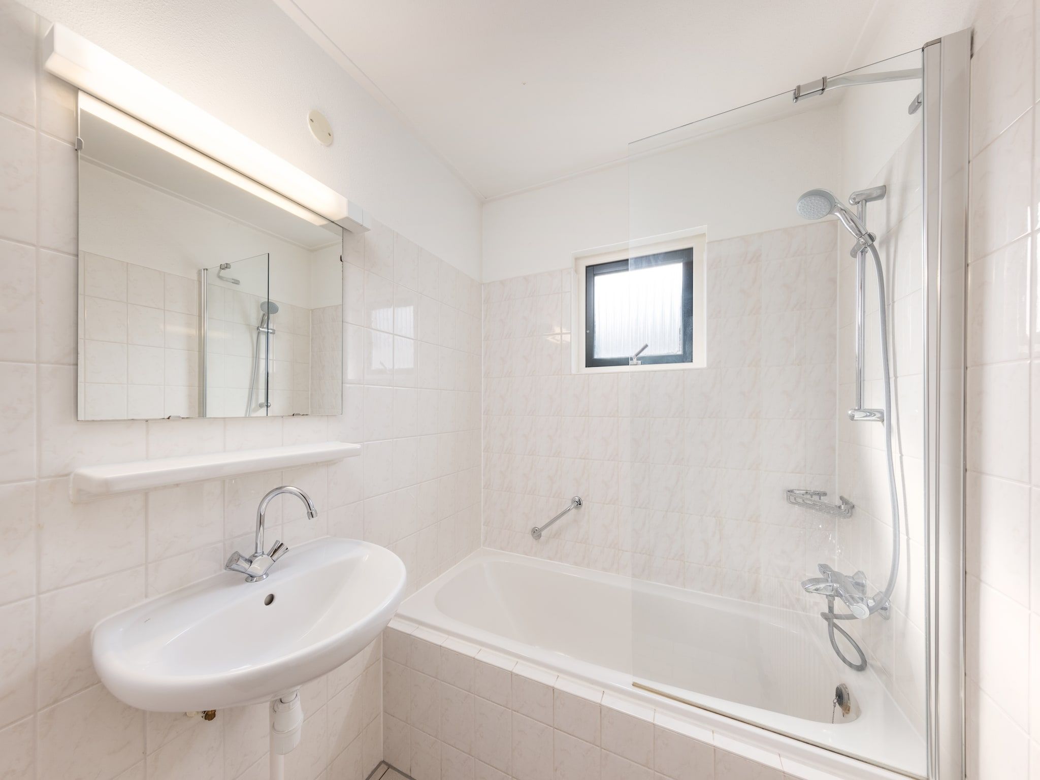 De badkamer van De Veluwse Hoevegaerde 7 in Putten