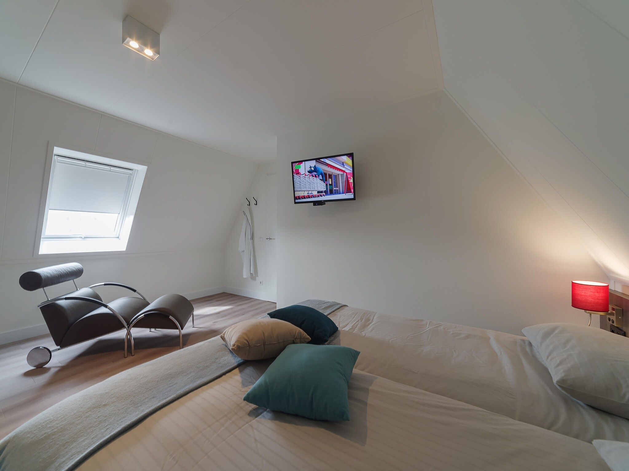 Een slaapkamer van Charming Beveland Vrijstaand in Colijnsplaat