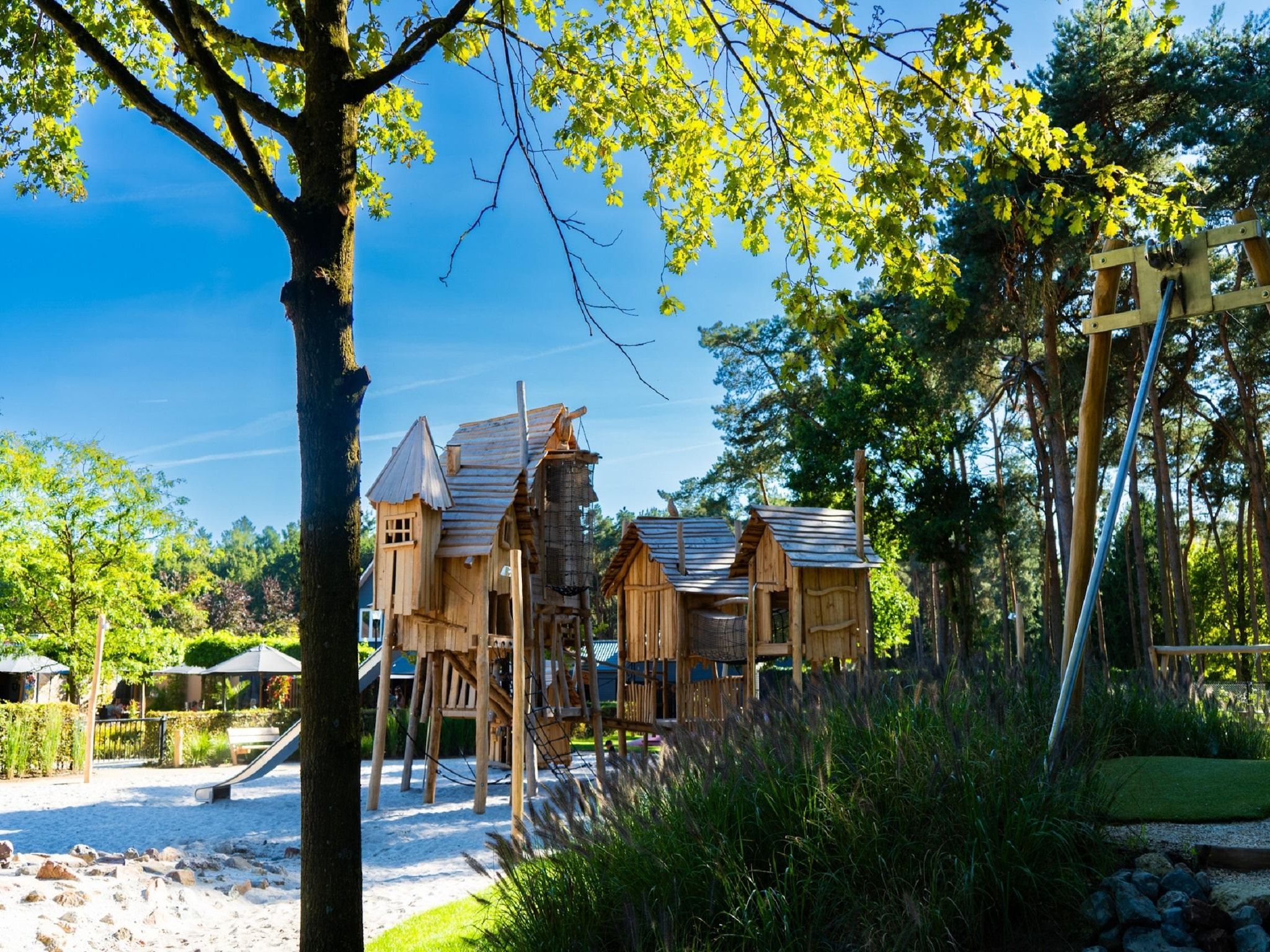 Parkfaciliteiten bij Vakantiepark Molenvelden 3 in Veldhoven