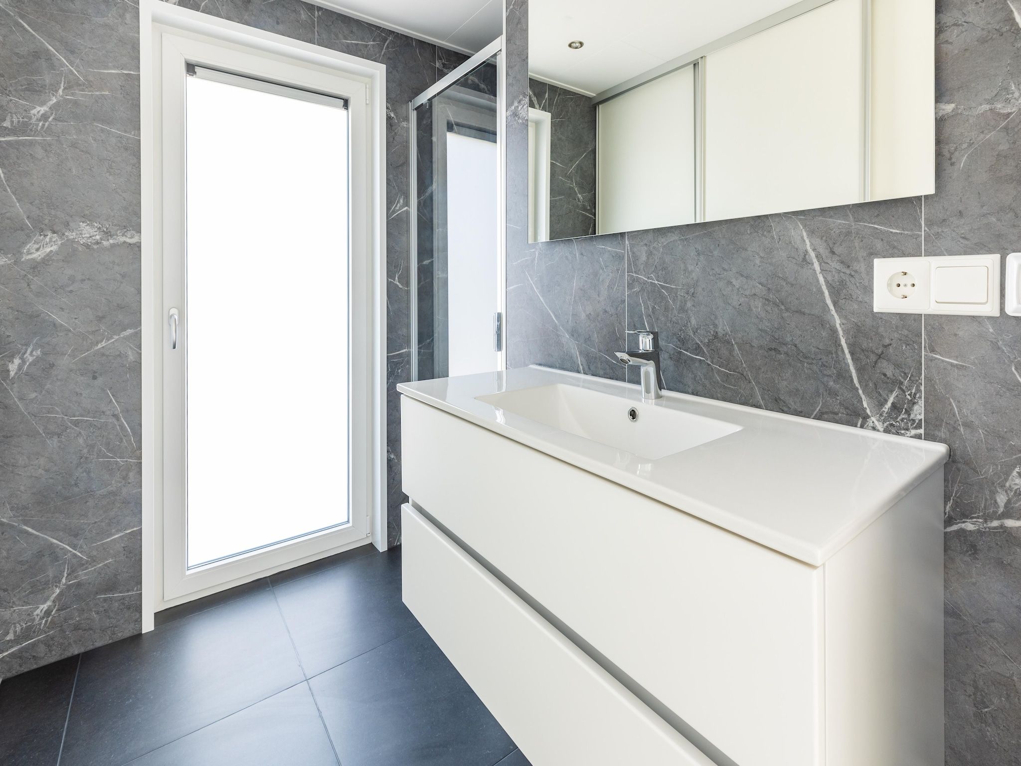 De badkamer van Vakantiepark Molenvelden 3 in Veldhoven