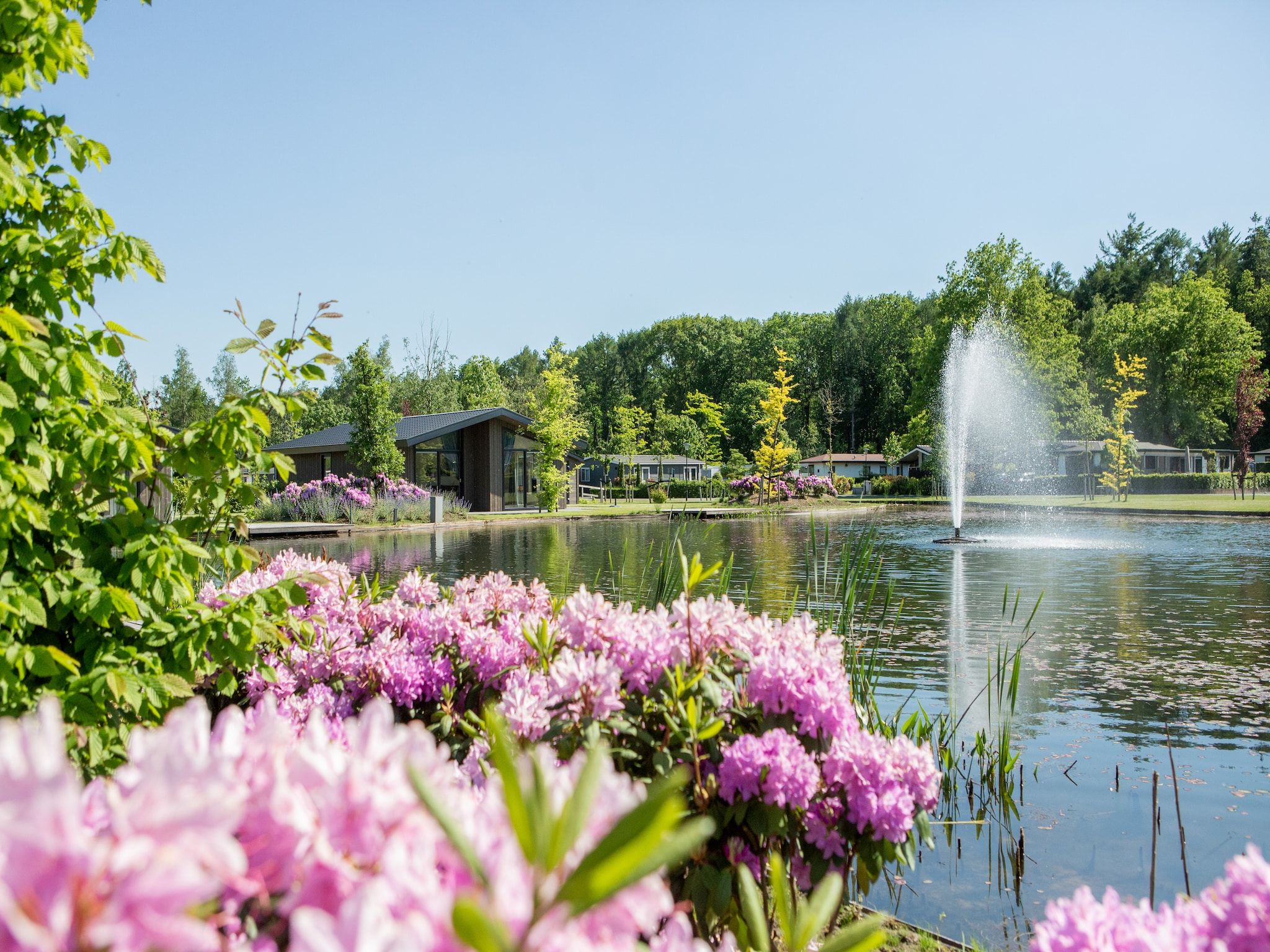 Parkfaciliteiten bij Vakantiepark Molenvelden 6 in Veldhoven