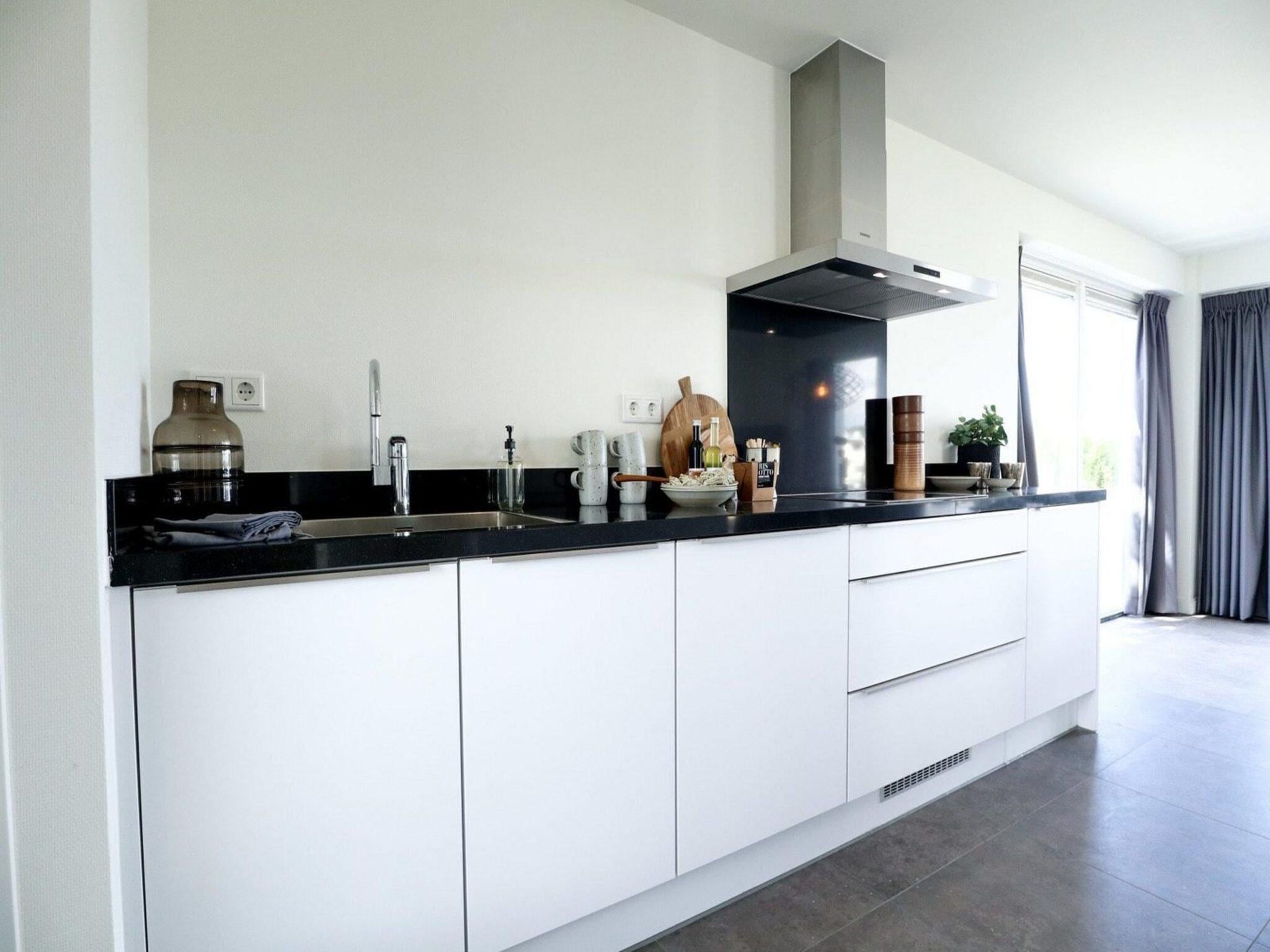 De keuken van Villa Meerzicht 8 in Nijkerk