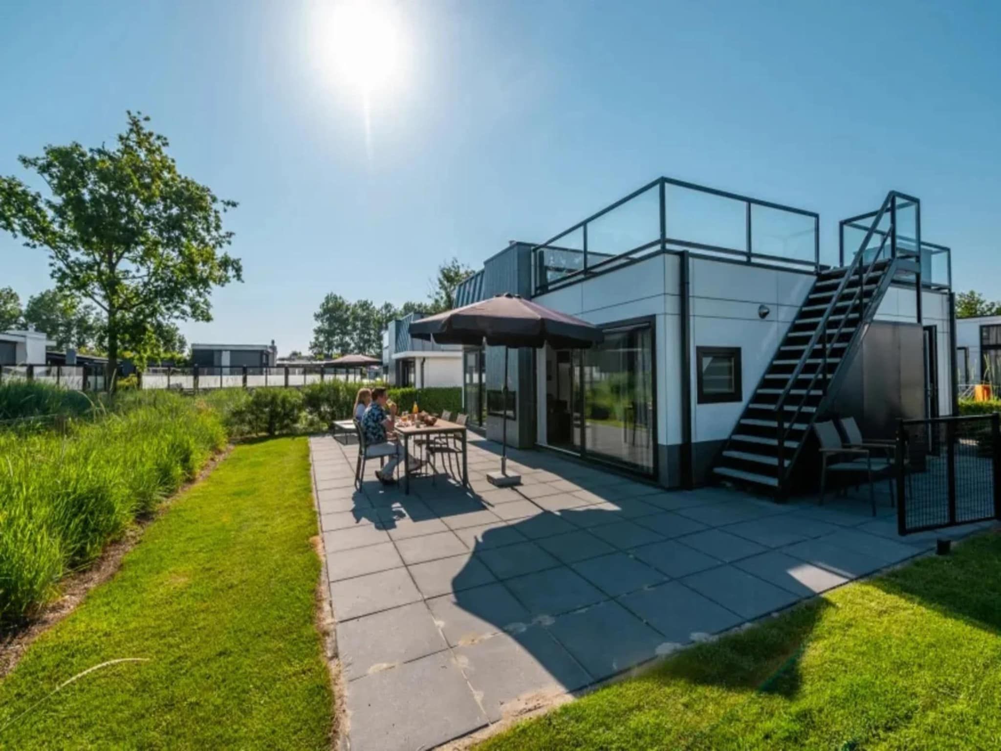 Parkfaciliteiten bij Cube Exclusif 4 in Breskens