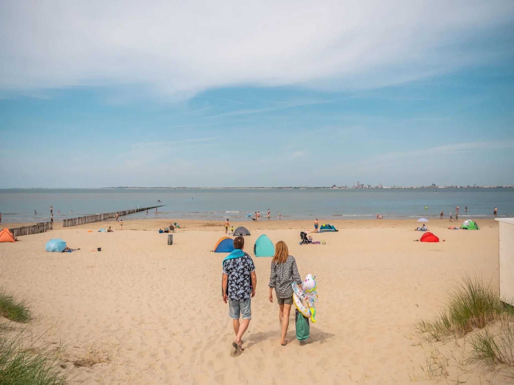 Parkfaciliteiten bij Cube la Mer 4 in Breskens