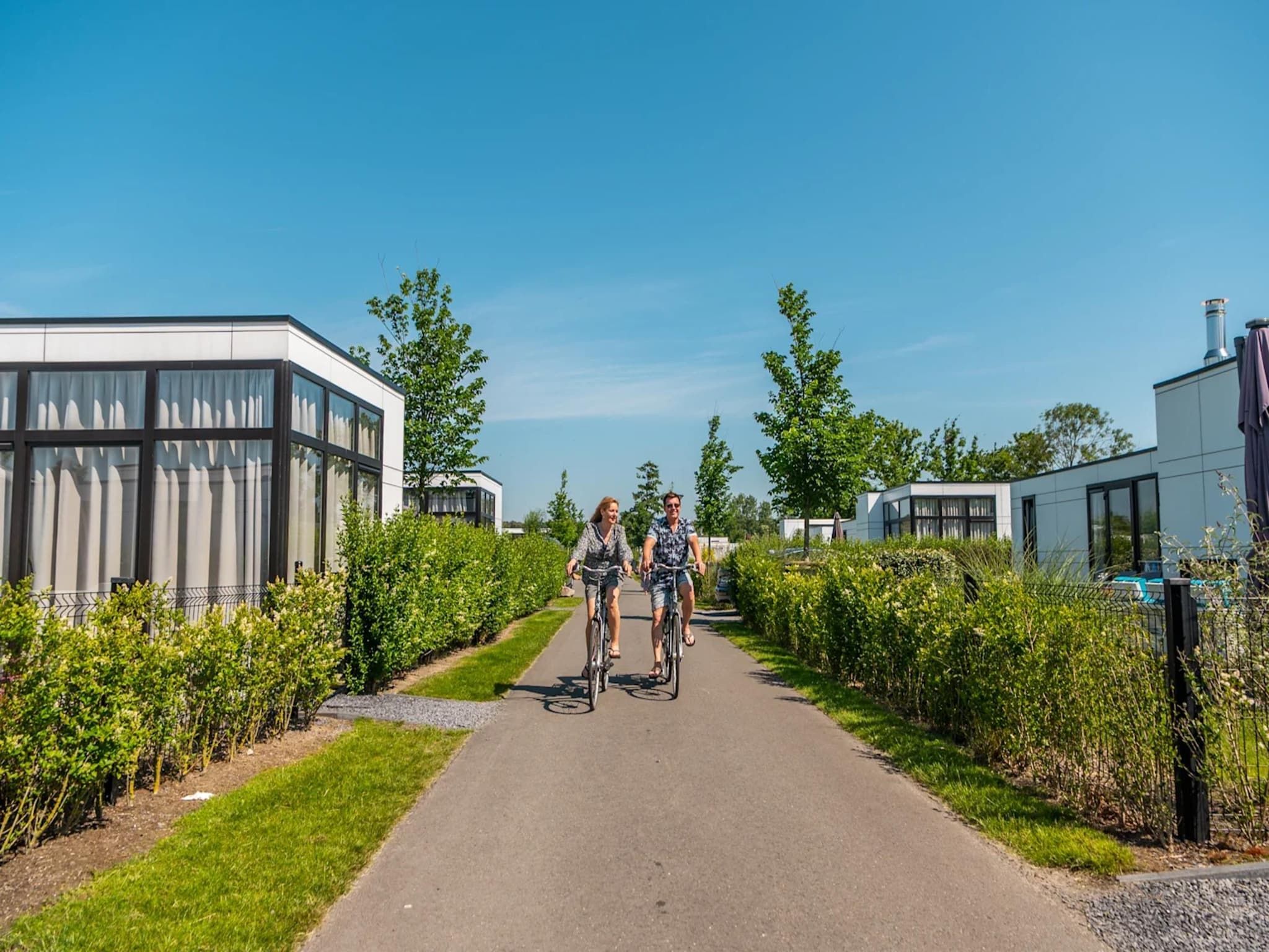 Parkfaciliteiten bij Cube la Mer 4 in Breskens