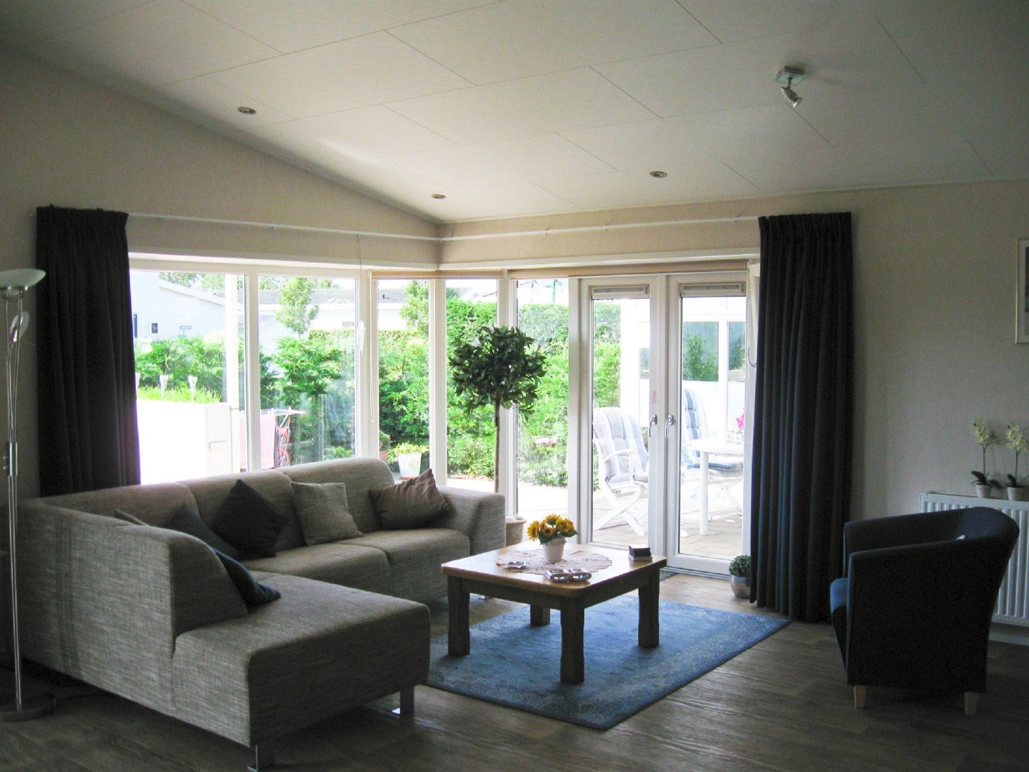 De woonkamer van Veranda 4 in Breskens