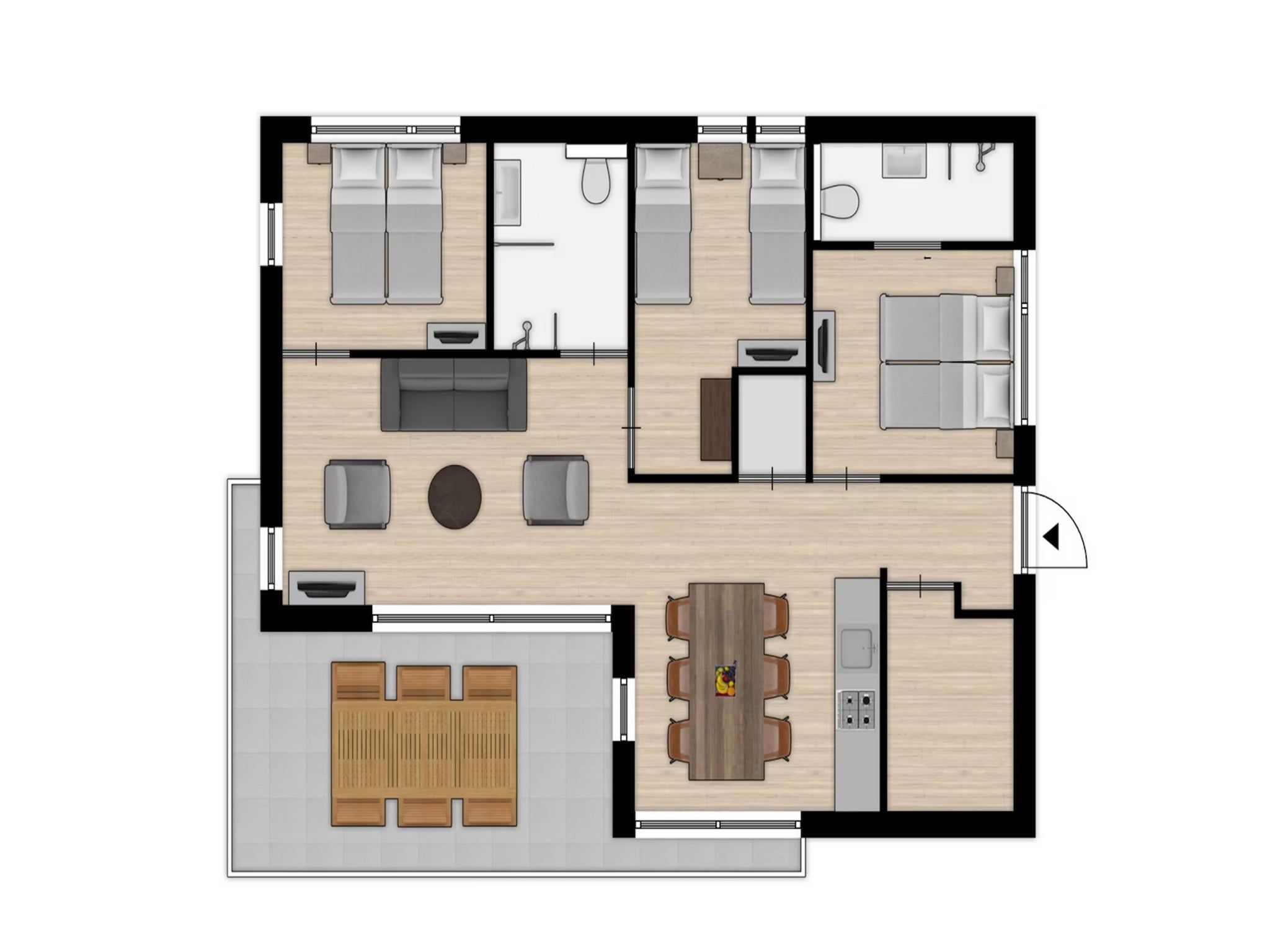 Voorzieningen bij Vakantiepark Zeebad 12 in Breskens