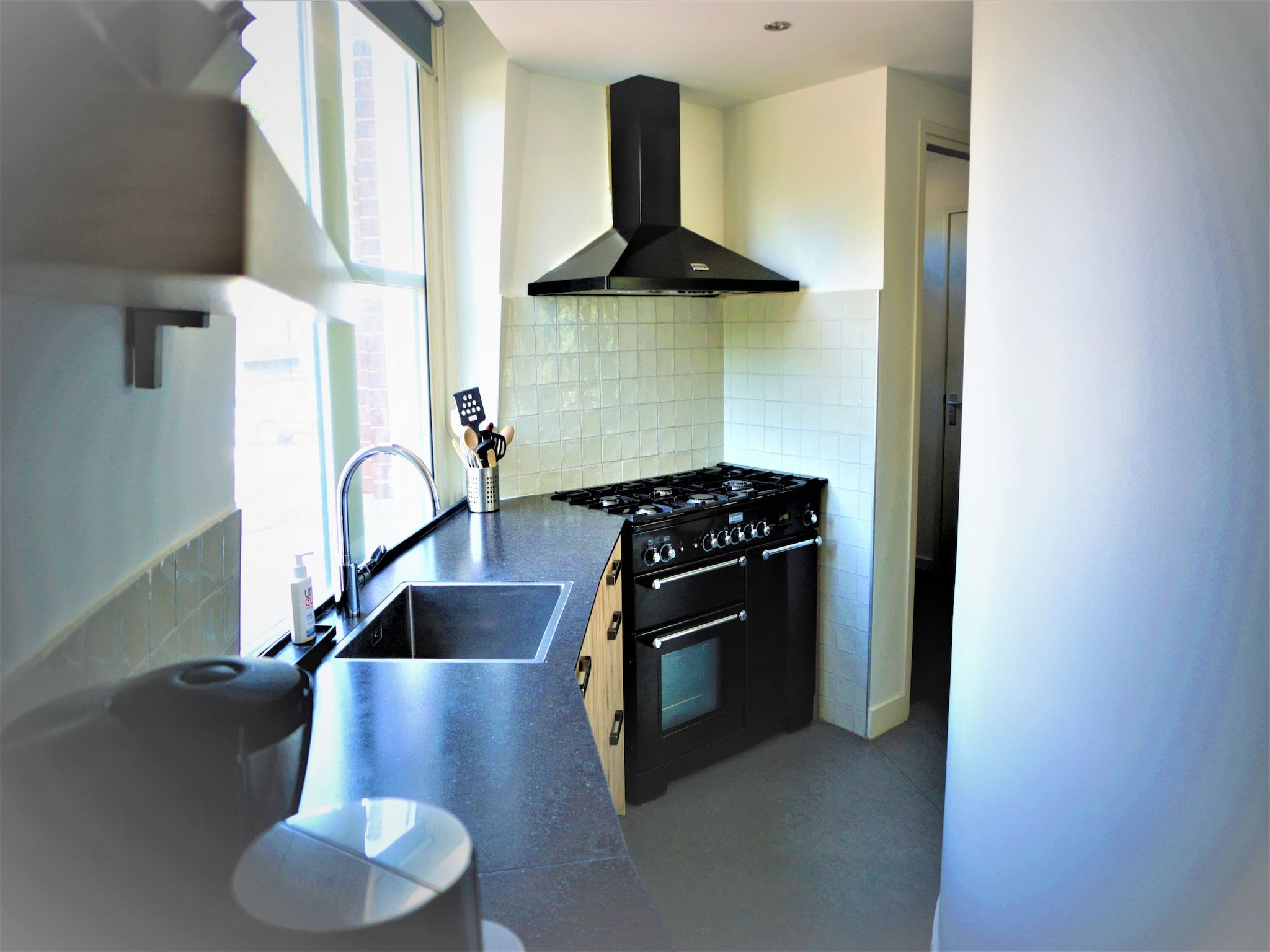 De keuken van Familiehuis Watertoren 8 pers in Vlissingen