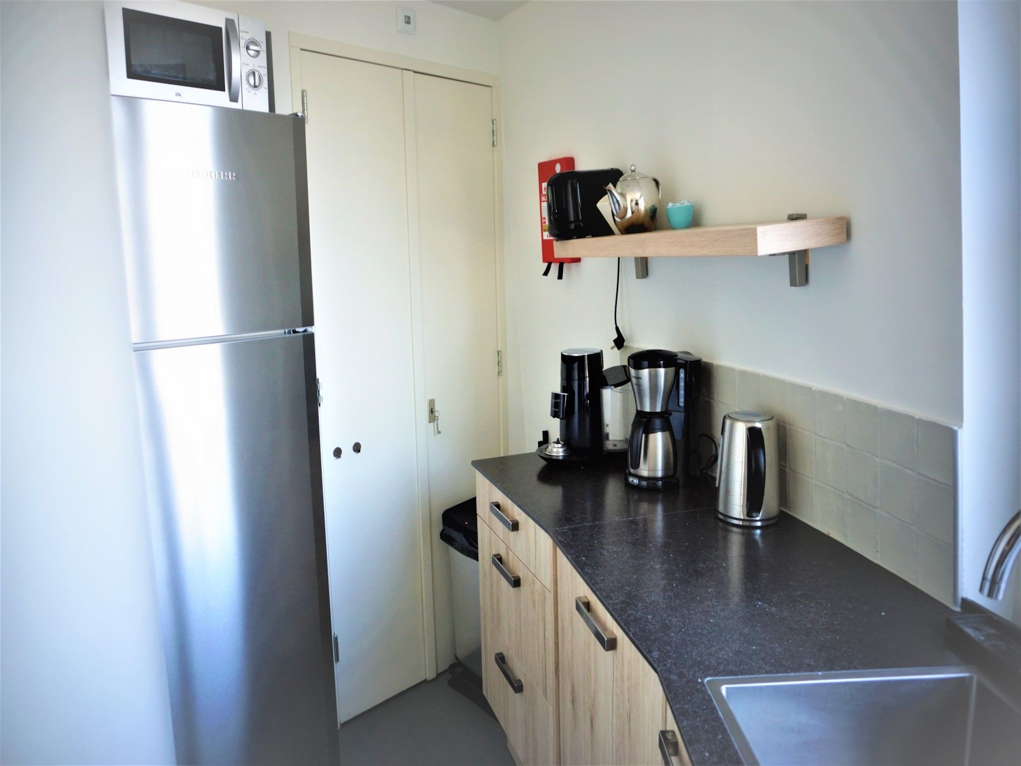De keuken van Familiehuis Watertoren 8 pers in Vlissingen