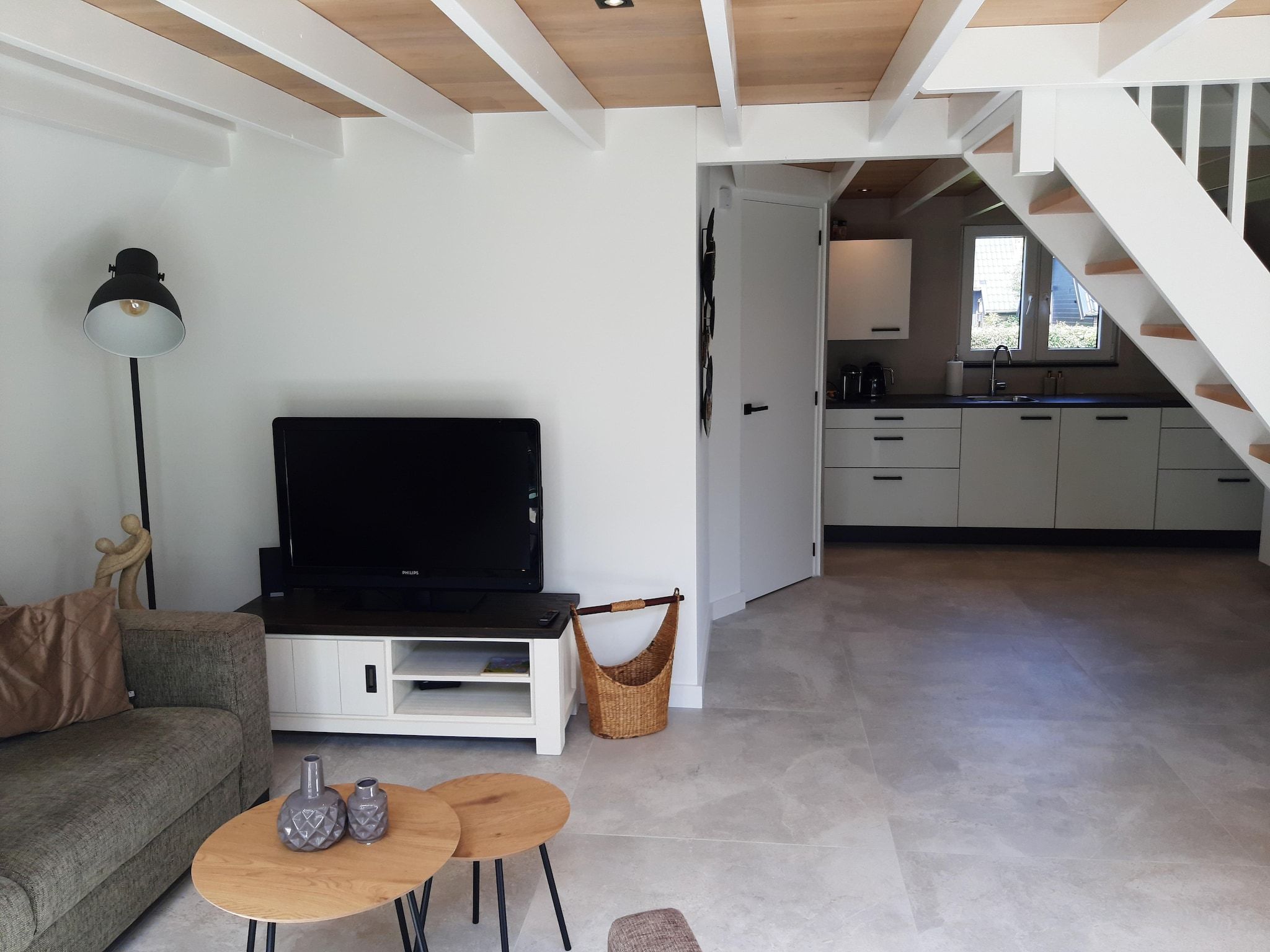 De woonkamer van Vakantiehuis DJEZ in Tuitjenhorn