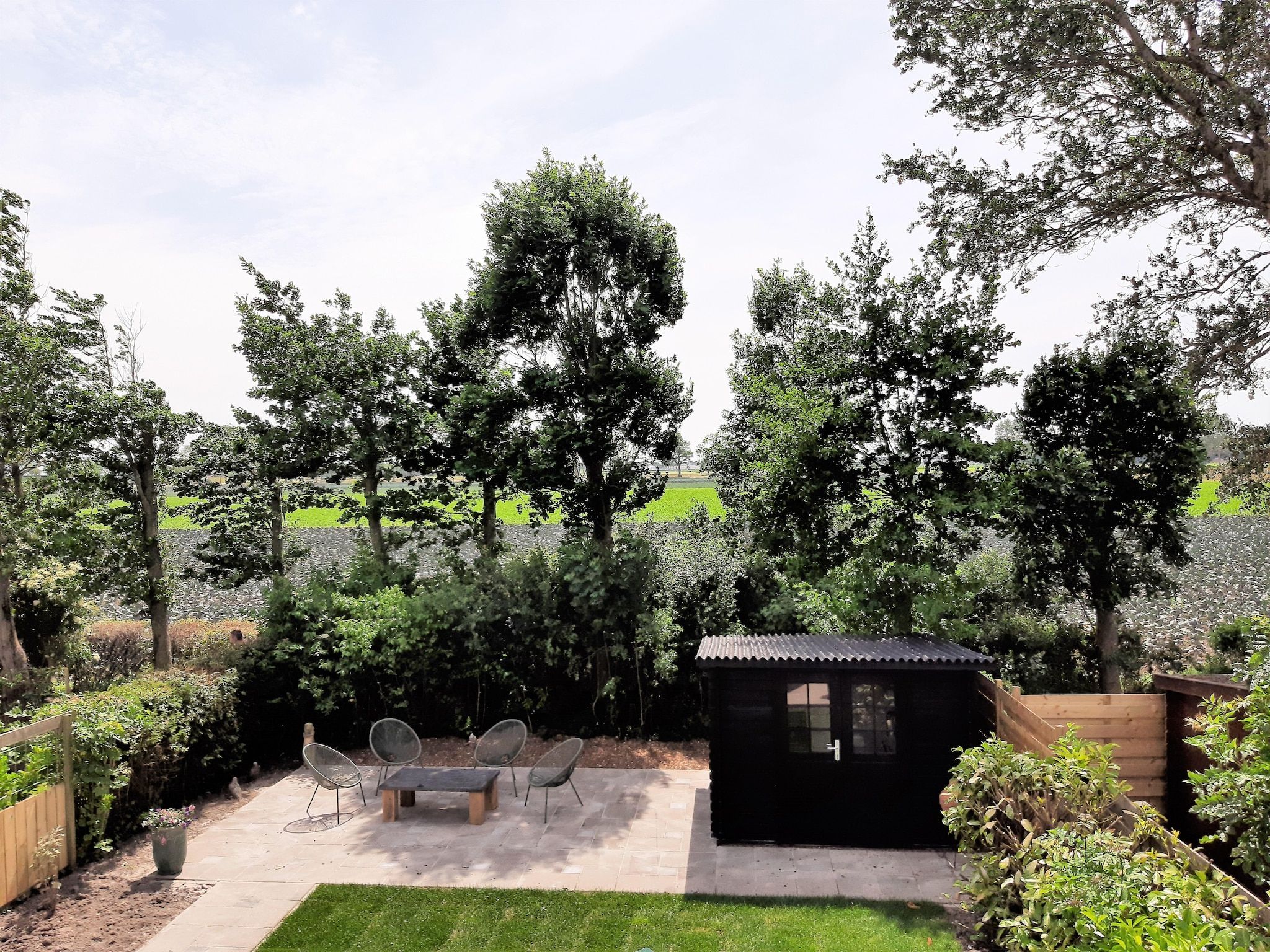 Het uitzicht vanaf Vakantiehuis DJEZ in Tuitjenhorn